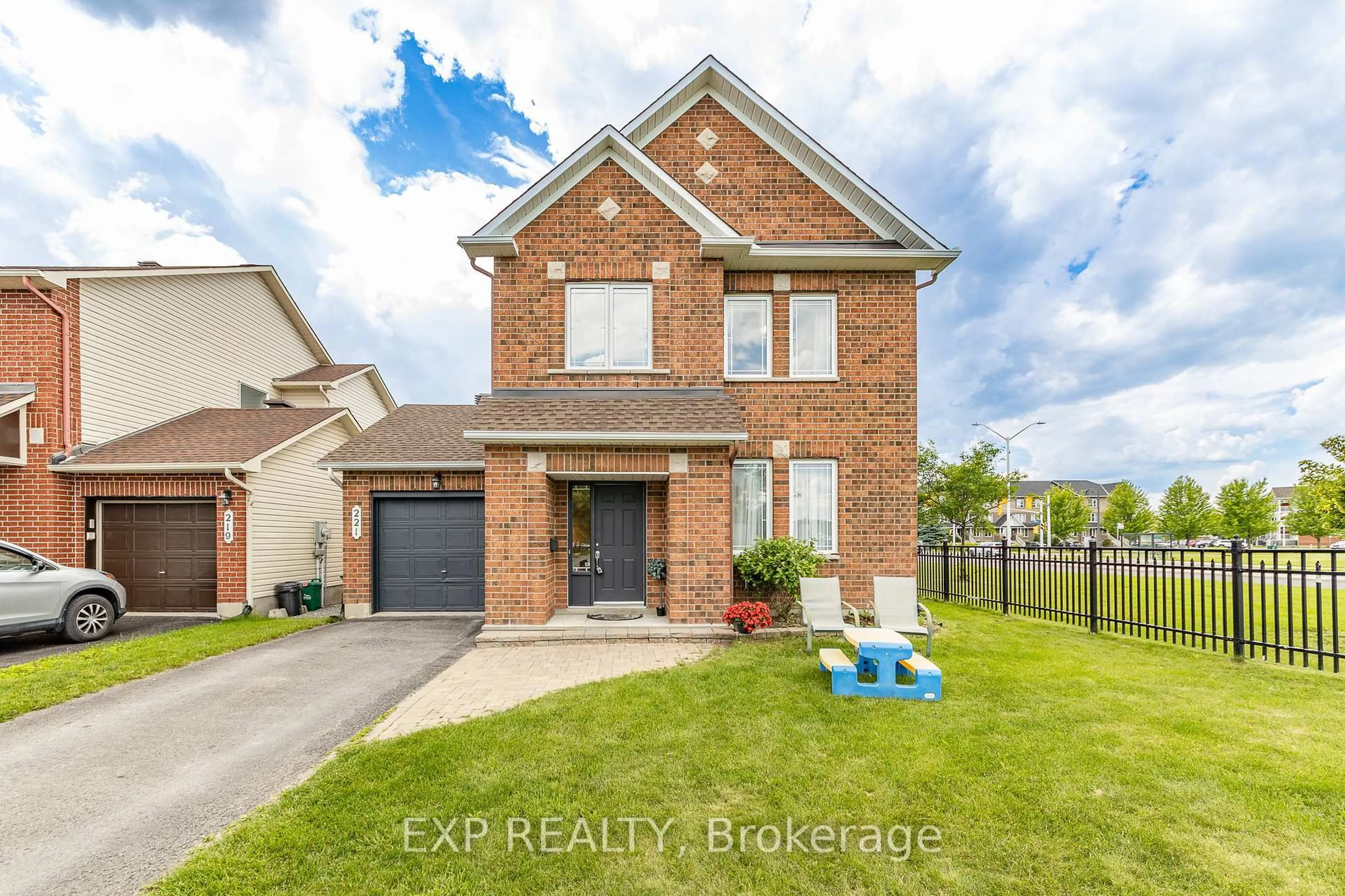 Home with brick exterior material, street for 221 Northwind St, Ottawa Ontario K4A 5G3