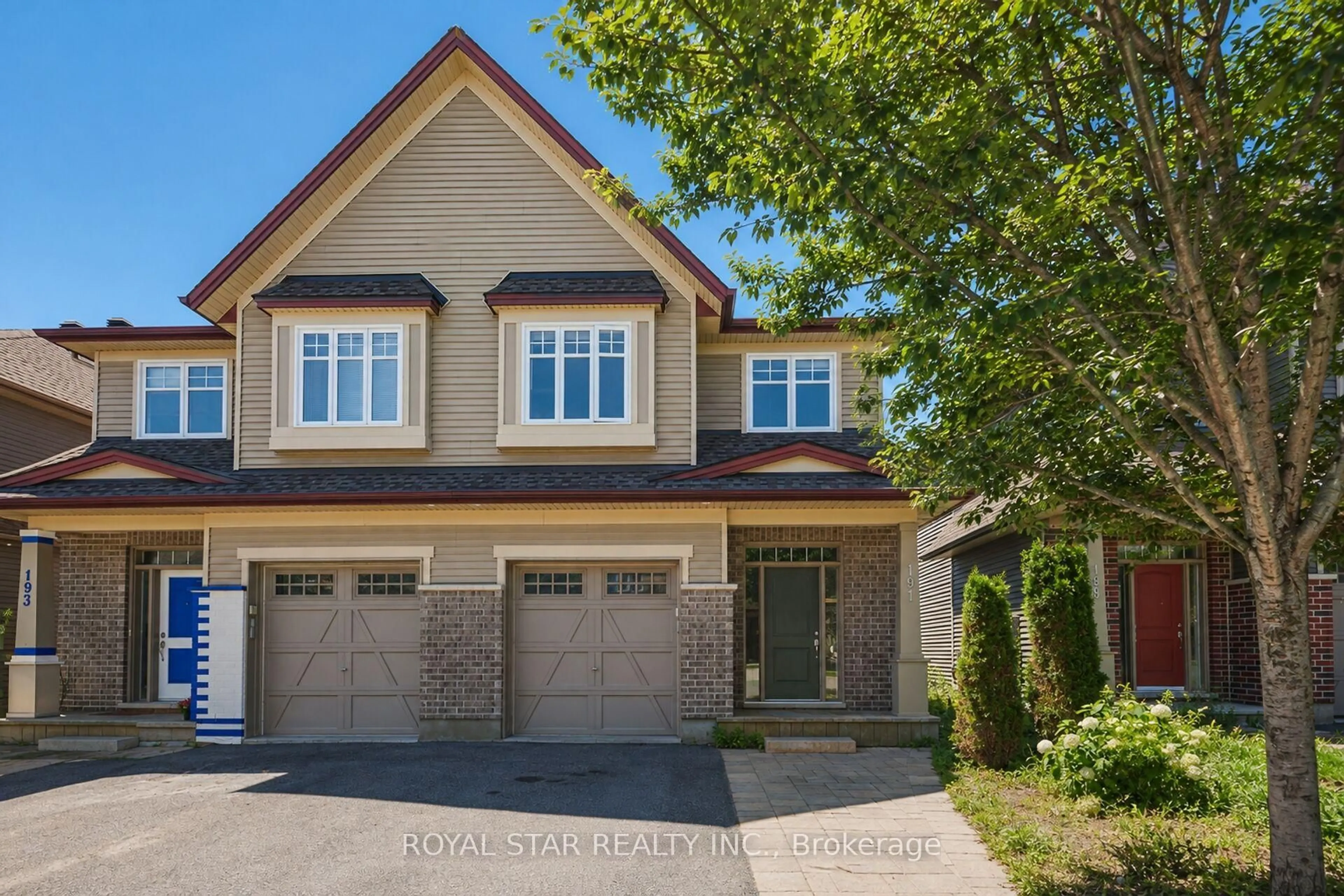 Home with brick exterior material, street for 191 FLAT SEDGE Cres, Ottawa Ontario K1T 0G9
