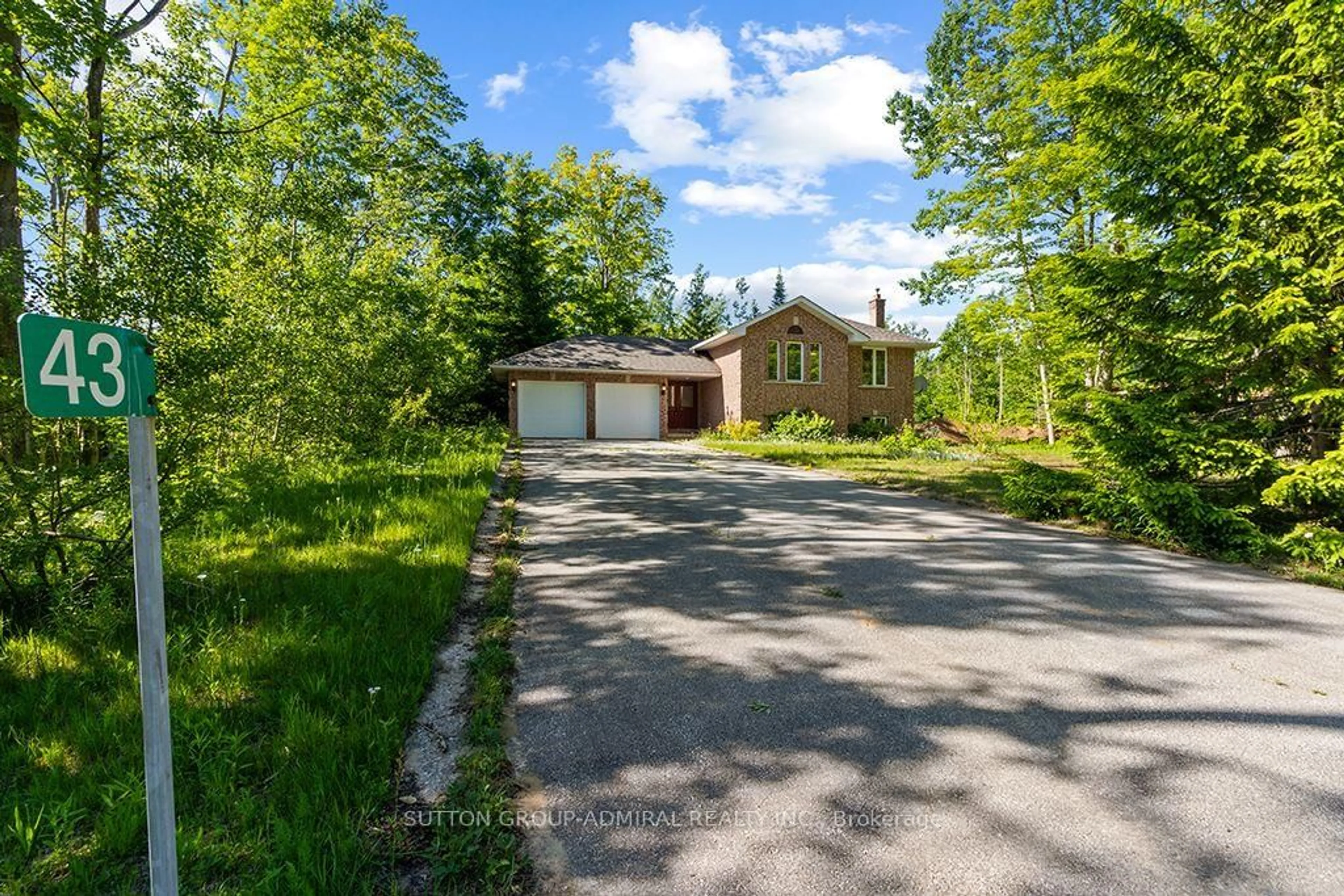 A pic from outside/outdoor area/front of a property/back of a property/a pic from drone, street for 43 Graham Cres, South Bruce Peninsula Ontario N0H 2G0