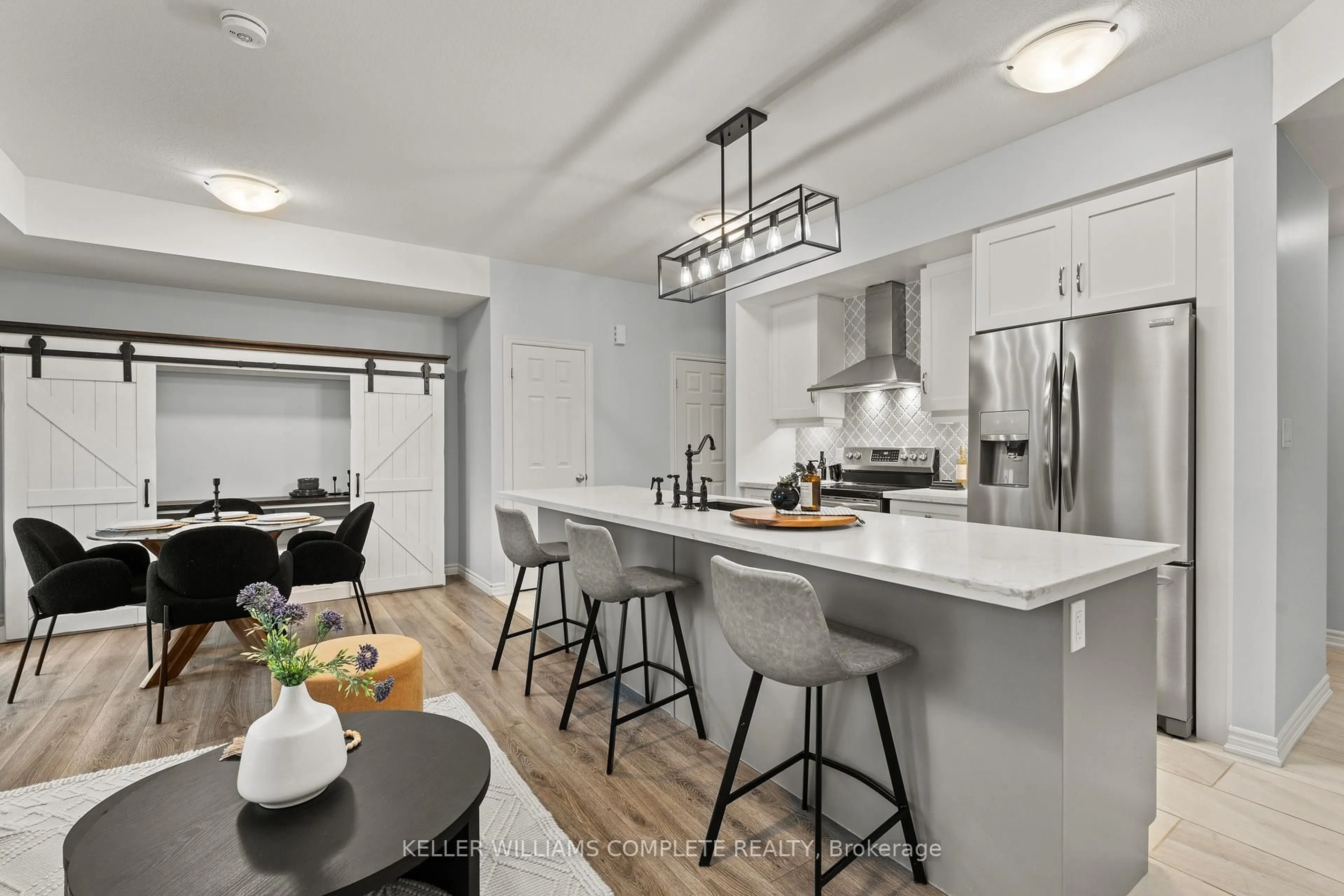 Open concept kitchen, unknown for 107 WESTRA Dr #59, Guelph Ontario N1K 0A5