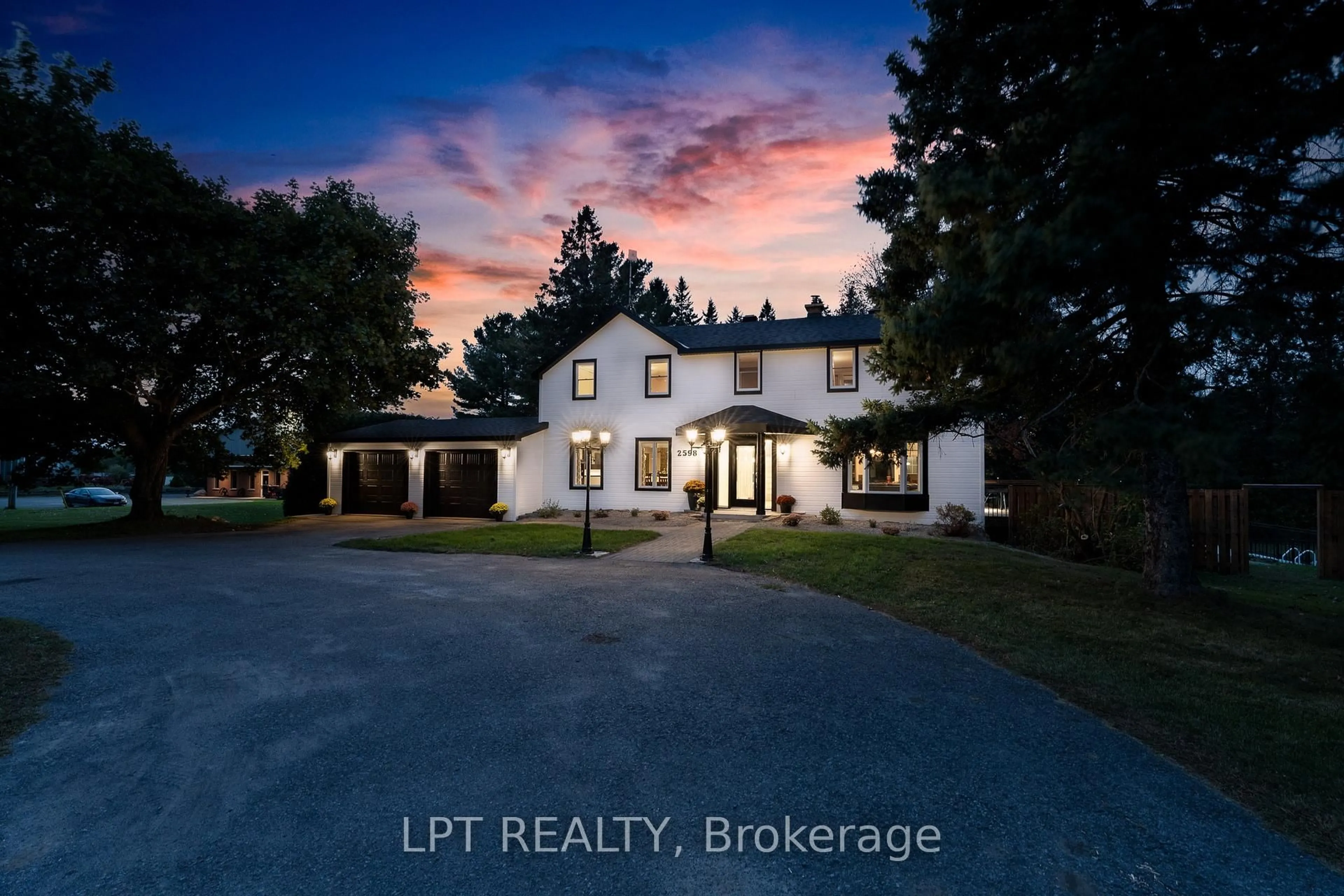 A pic from outside/outdoor area/front of a property/back of a property/a pic from drone, street for 2598 Highway 34 Rd, Hawkesbury Ontario K6A 0E5