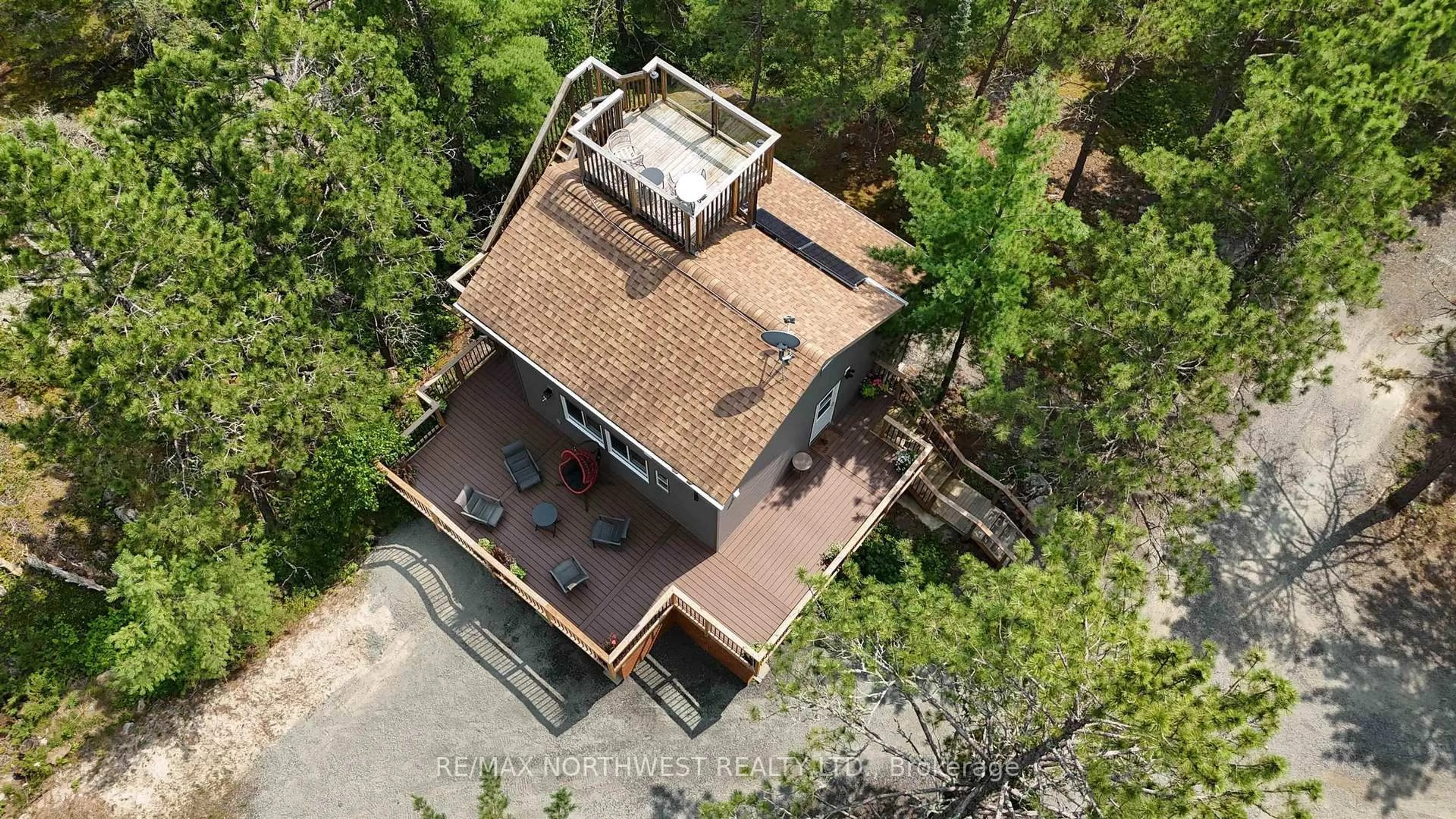 A pic from outside/outdoor area/front of a property/back of a property/a pic from drone, unknown for 47 STORM BAY ROAD BR 5, Kenora Remote Area Ontario P0X 1H0
