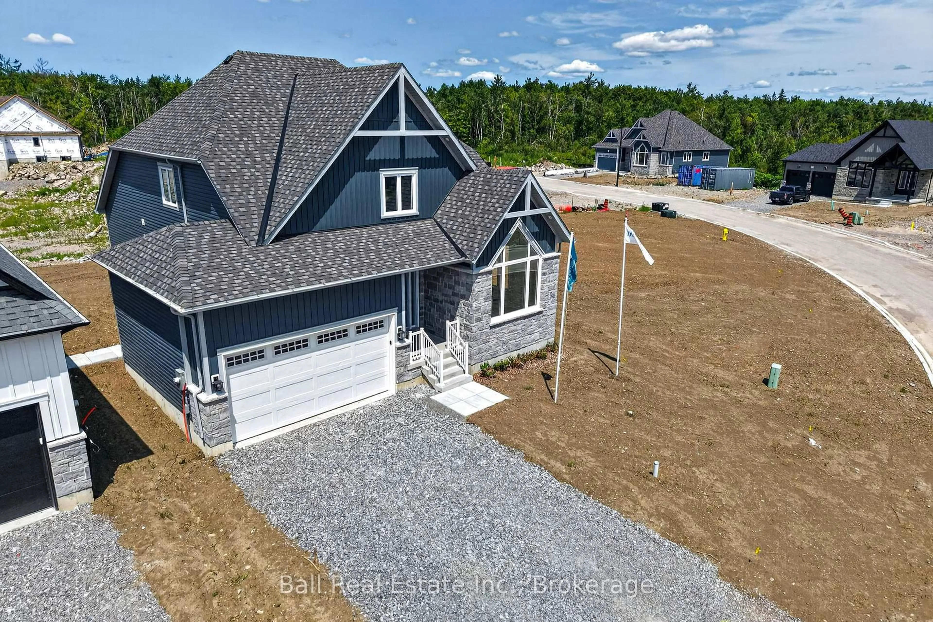 A pic from outside/outdoor area/front of a property/back of a property/a pic from drone, unknown for 69 Cedartree Lane, Kawartha Lakes Ontario K0M 1A0