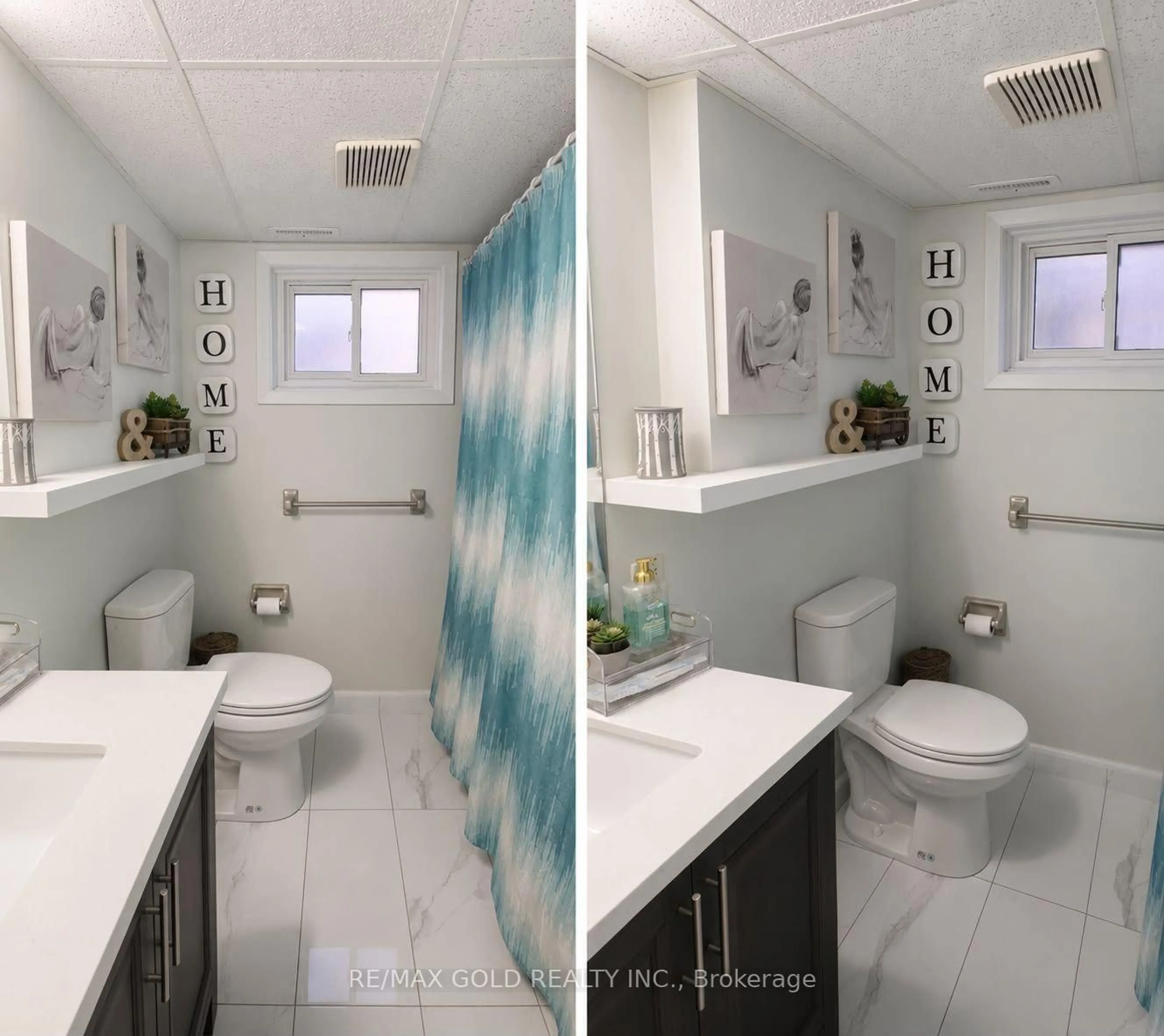 Standard bathroom, ceramic/tile floor for 617 Trailview Dr, Peterborough Ontario K9J 8K3