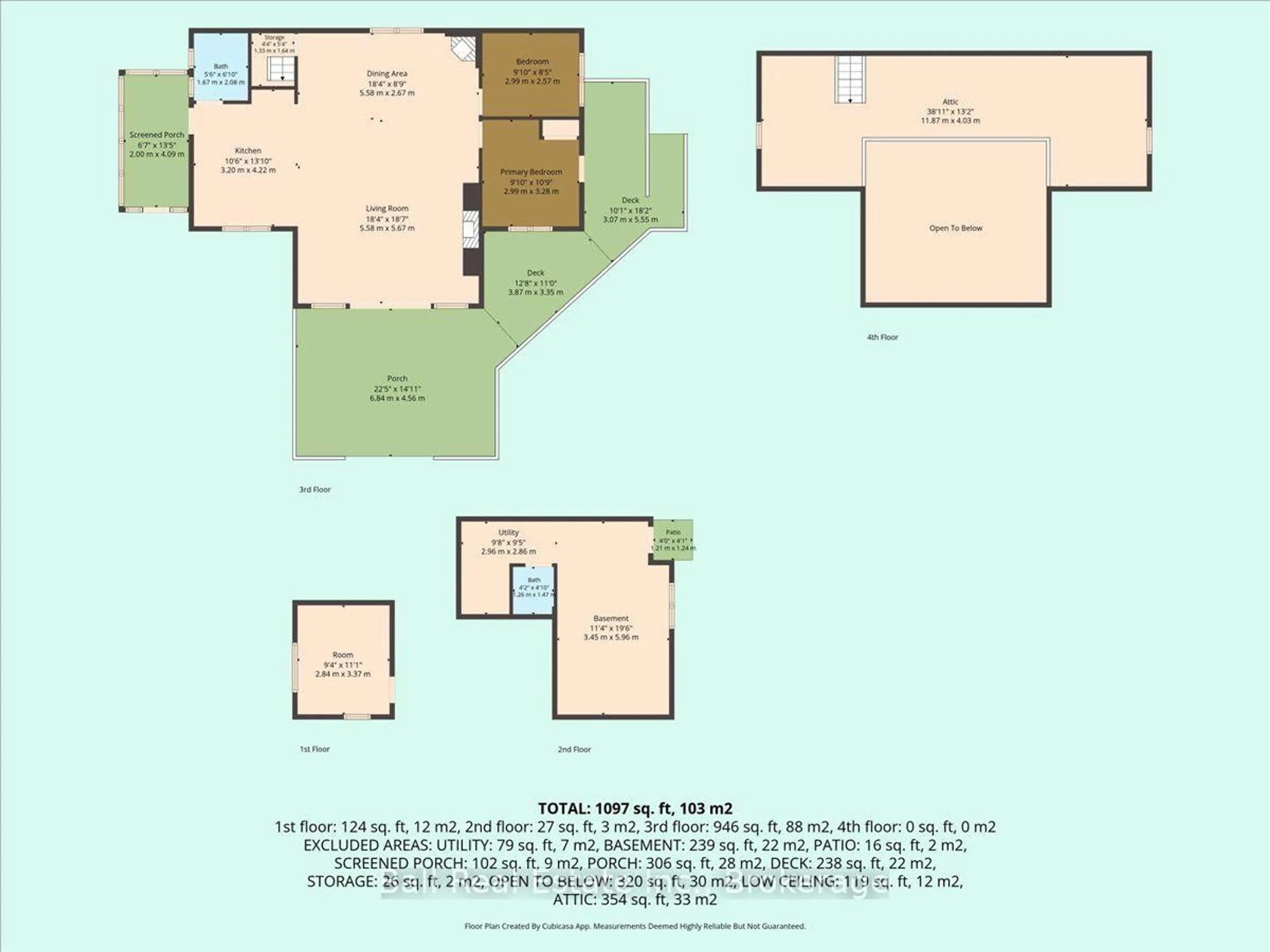 Floor plan for 132B Jade Crt, Hastings Ontario K0L 1W0