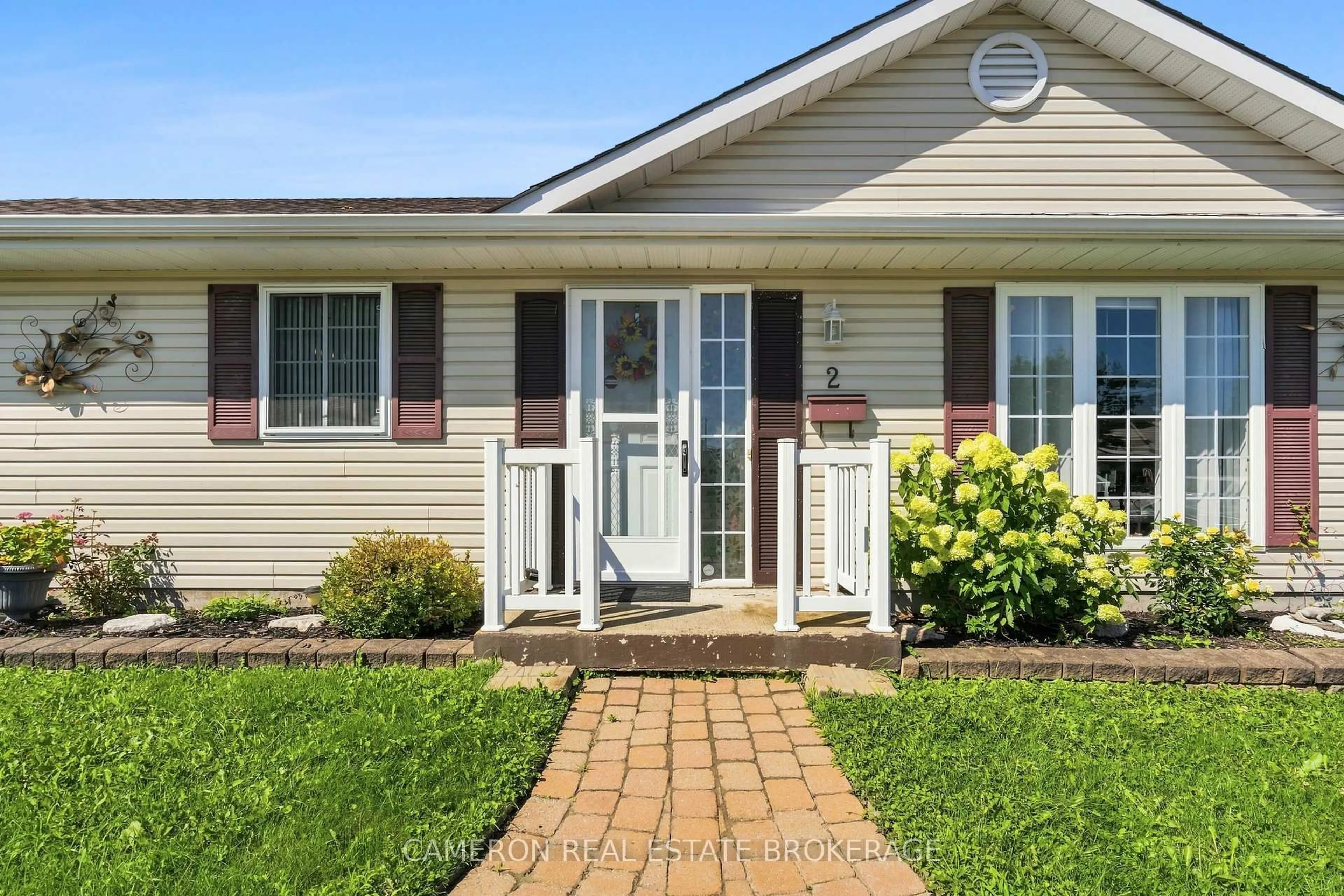 Home with vinyl exterior material, street for 2 Enza Dr, Cornwall Ontario K6H 7N7