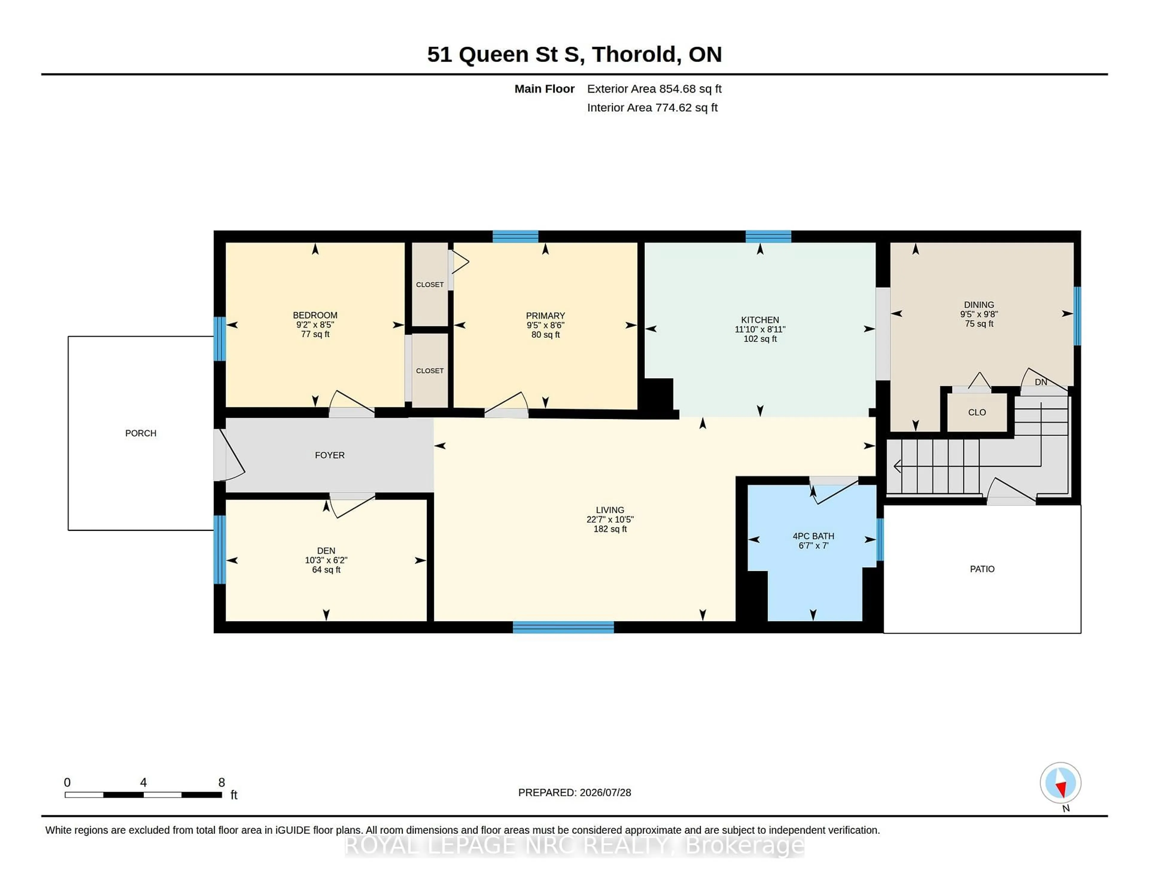 Floor plan for 51 Queen St, Thorold Ontario L2V 3N2
