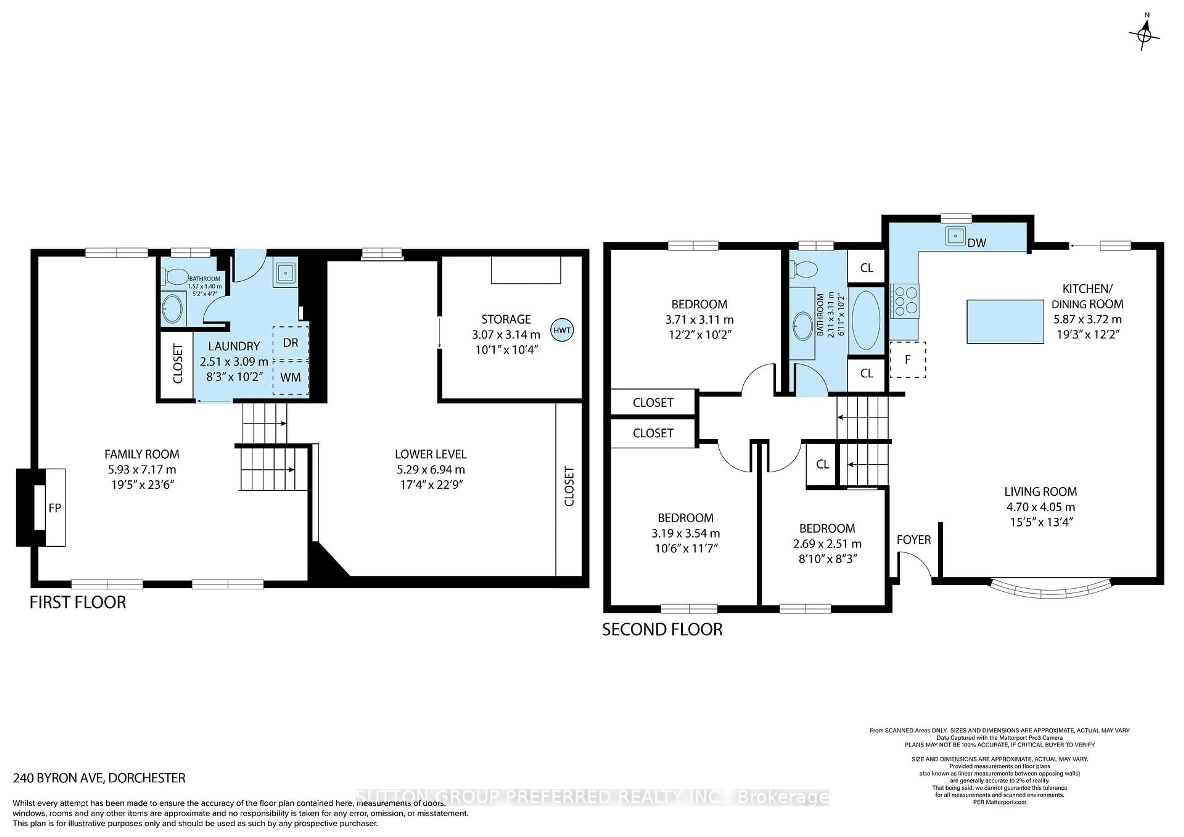 Floor plan for 240 Byron Ave, Thames Centre Ontario N0L 1G3