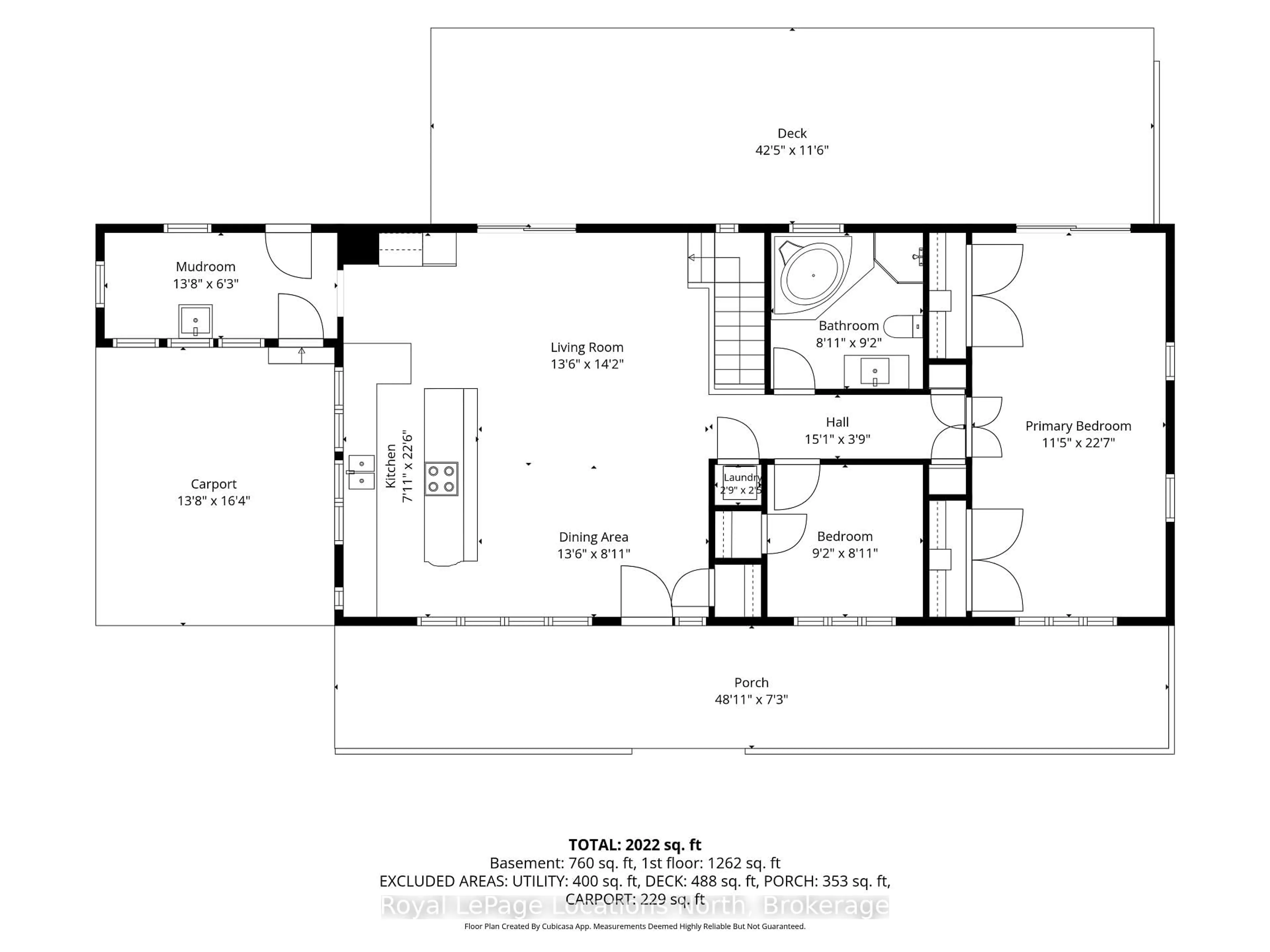 Floor plan for 638368 St. Vincent-Sydenham Townline, Meaford Ontario N4K 5W4