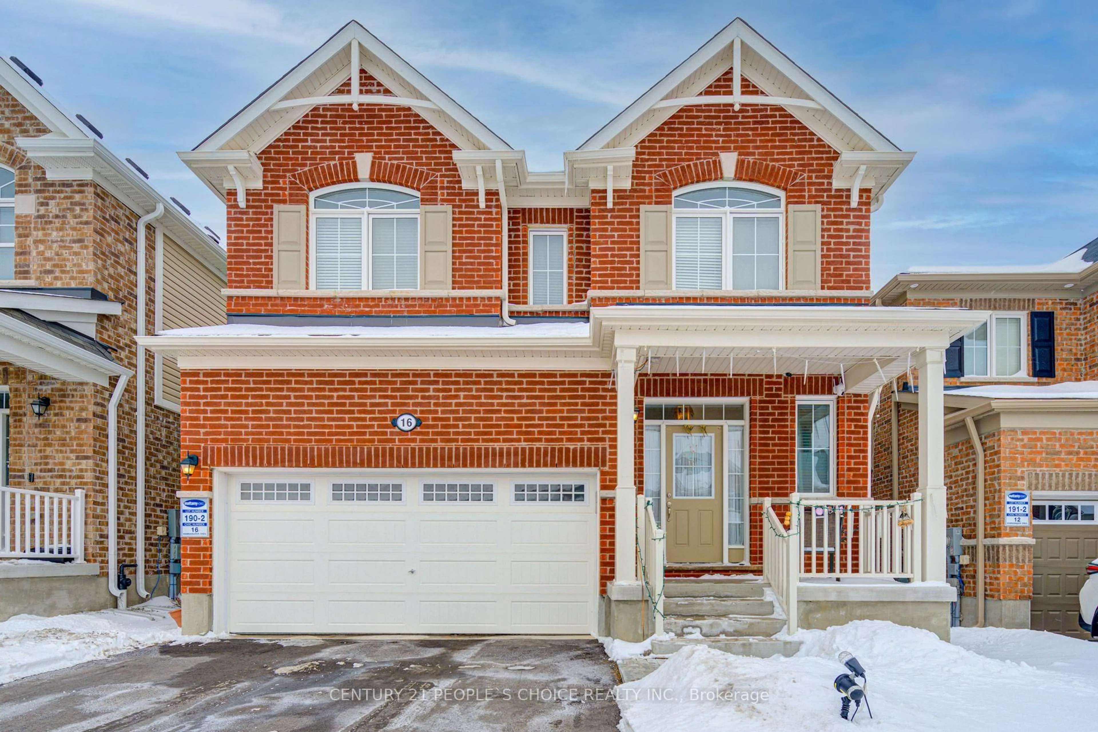 Home with brick exterior material, street for 16 Wannamaker Cres, Cambridge Ontario N3E 0C4