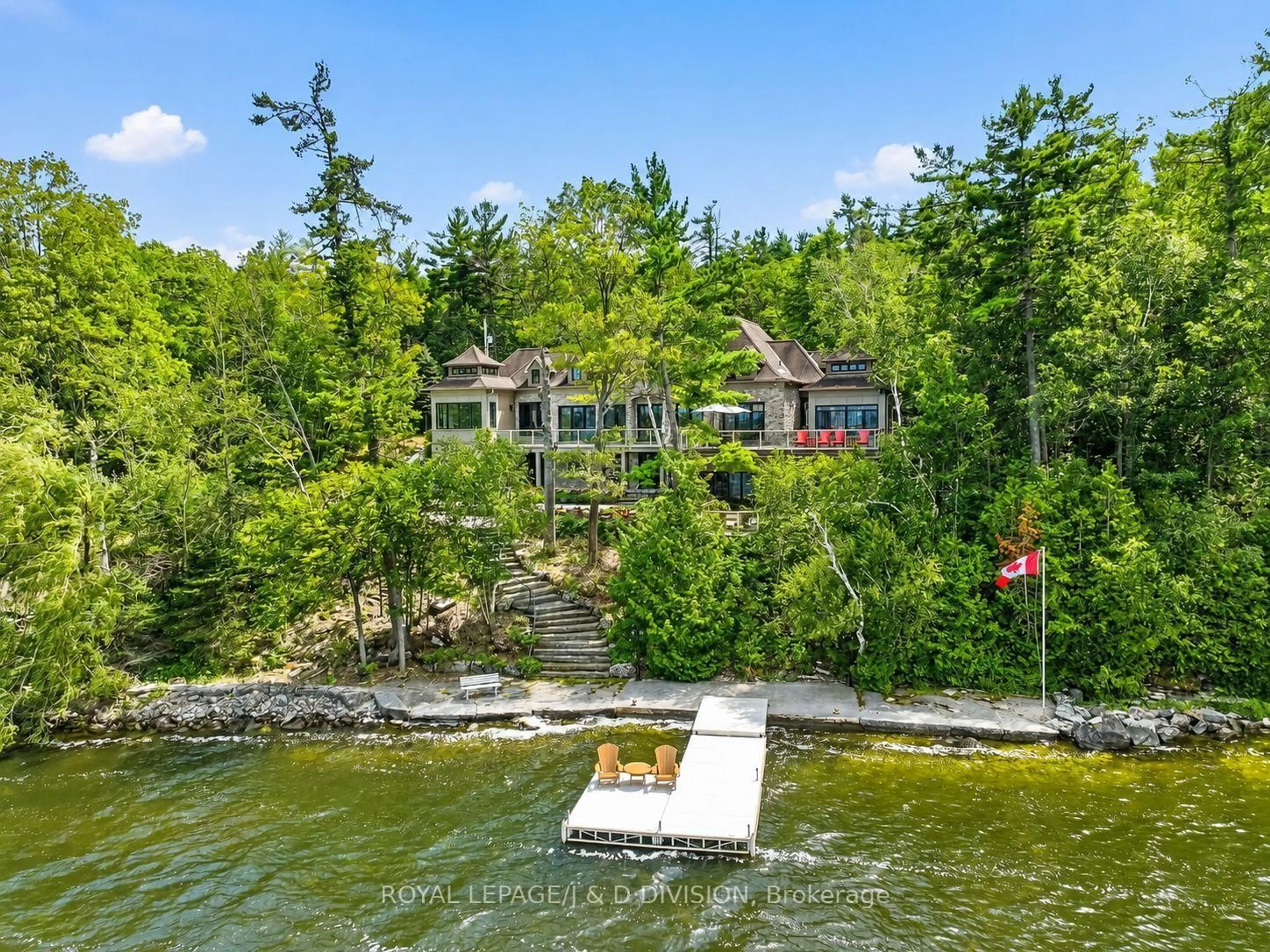 A pic from outside/outdoor area/front of a property/back of a property/a pic from drone, water/lake/river/ocean view for 624 Rishor Ave, Douro-Dummer Ontario K0L 2H0