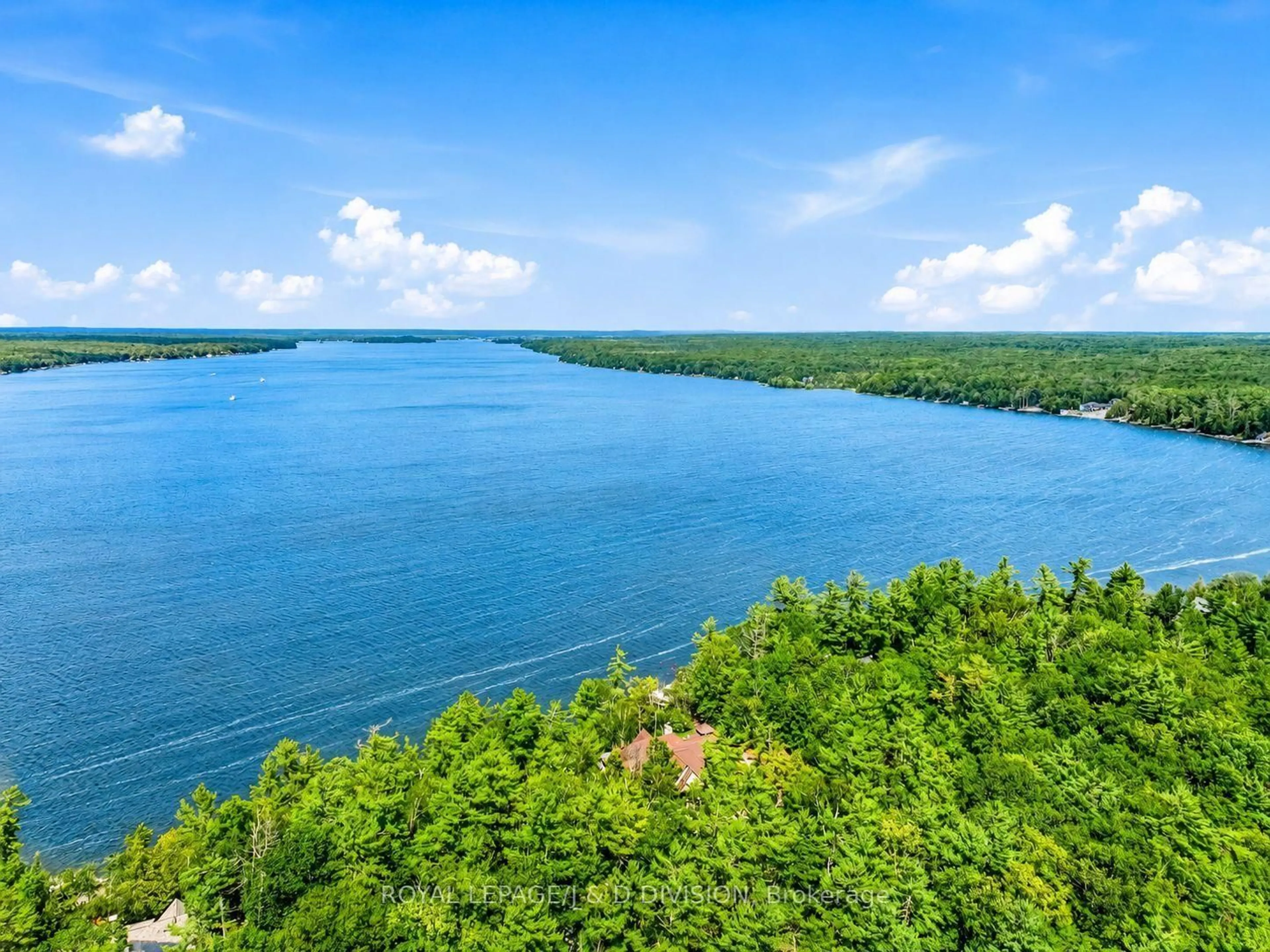 A pic from outside/outdoor area/front of a property/back of a property/a pic from drone, water/lake/river/ocean view for 624 Rishor Ave, Douro-Dummer Ontario K0L 2H0