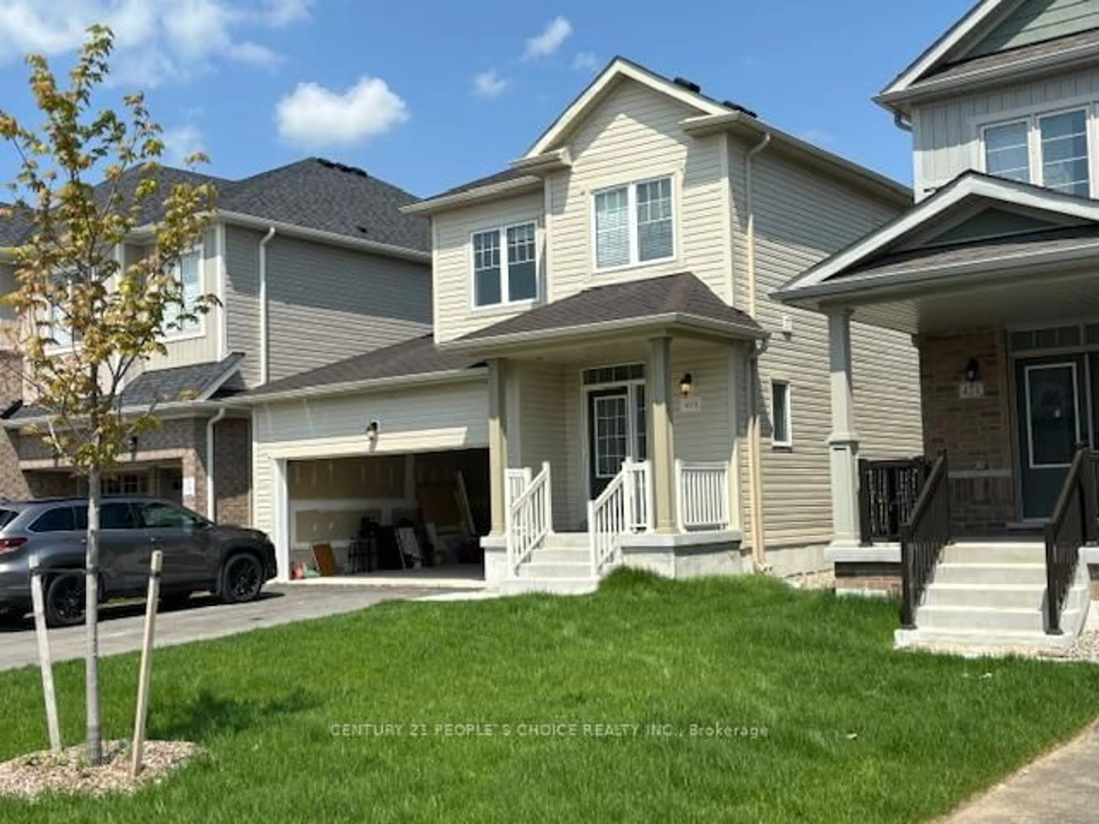 Home with vinyl exterior material, street for 419 Black Cherry Cres, Shelburne Ontario L9V 3Y6