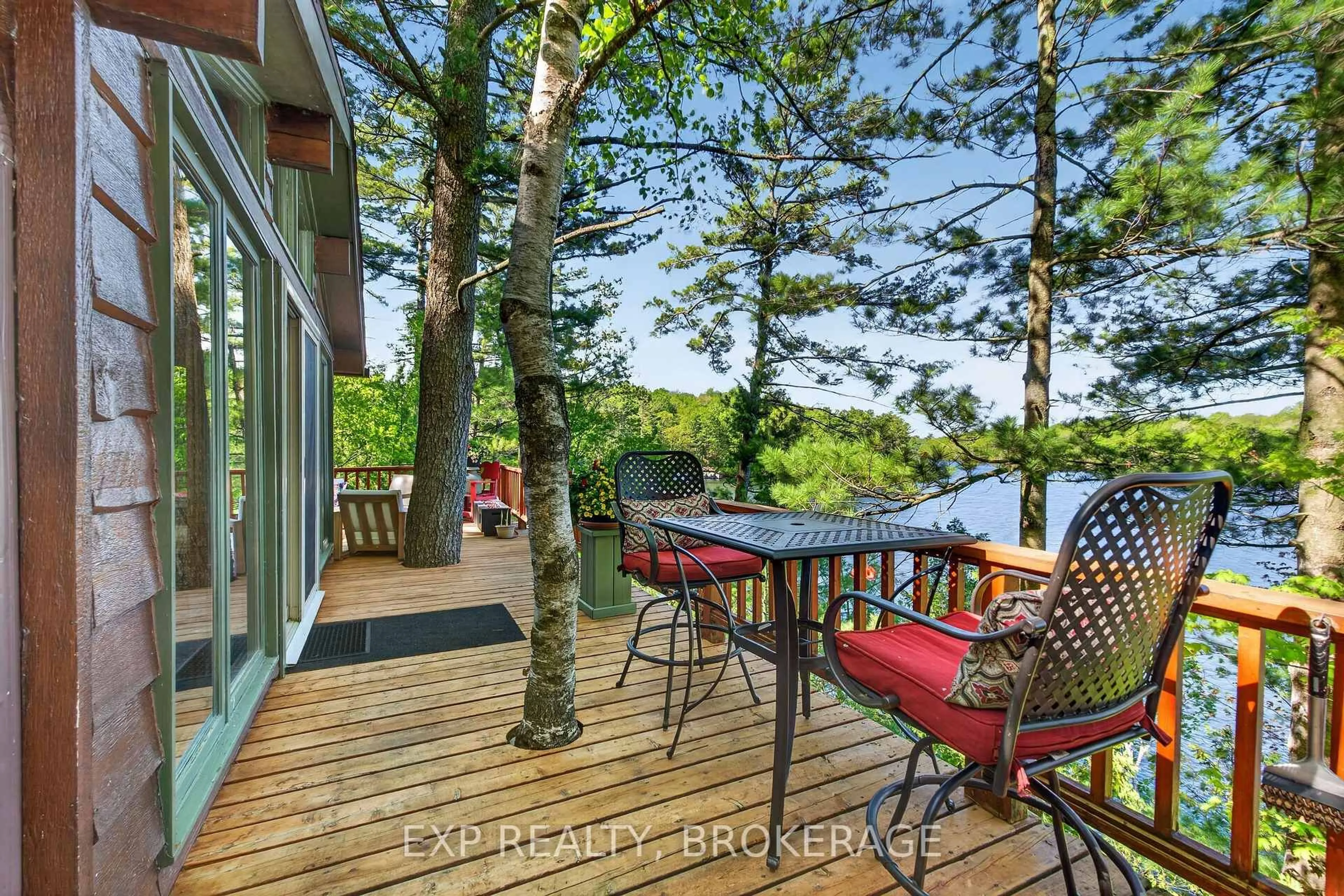Patio, water/lake/river/ocean view for 7A&B OVERLOOK Lane, Rideau Lakes Ontario K0G 1E0