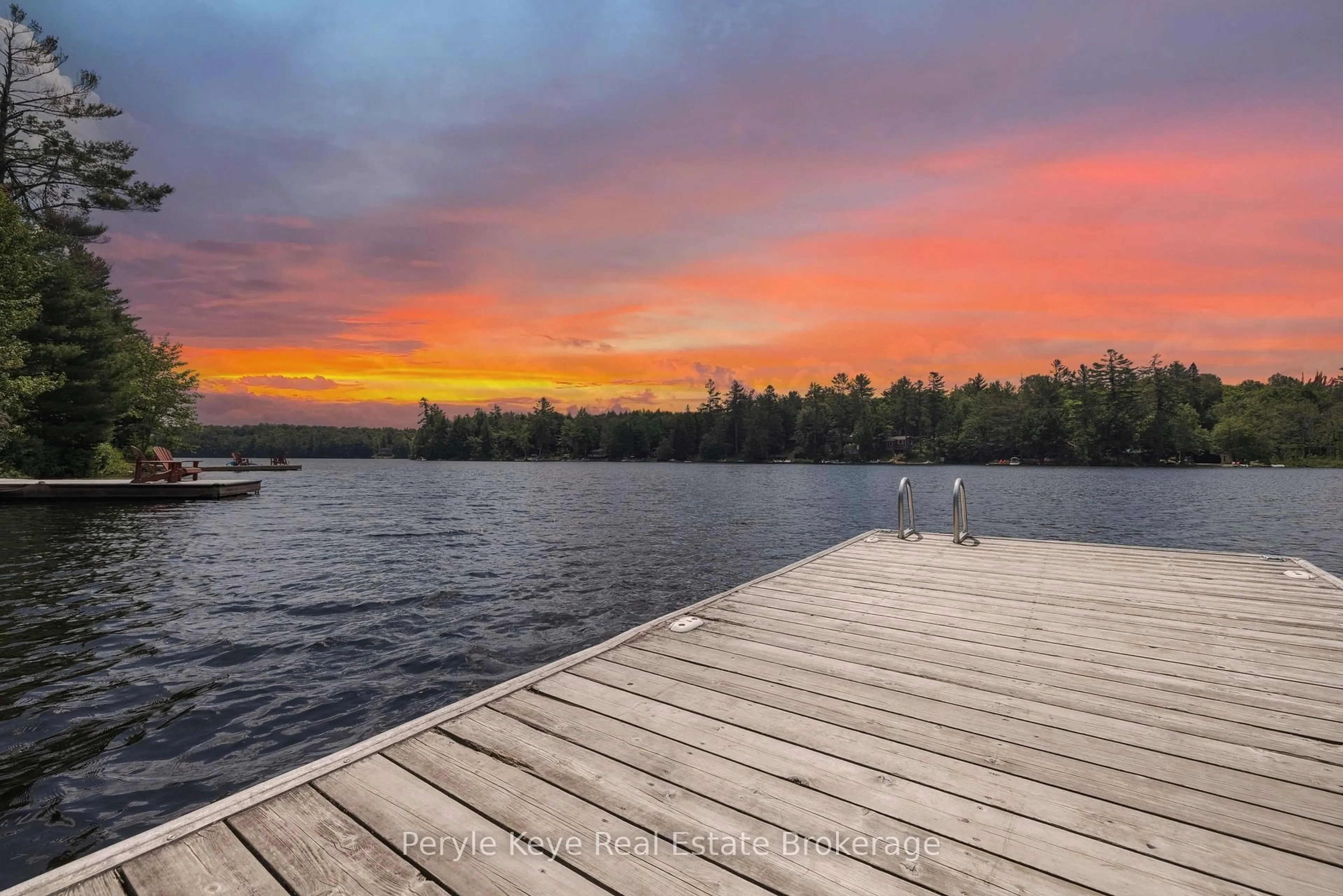 Patio, water/lake/river/ocean view for 1025 & 1027 Big Island Rd, Bracebridge Ontario P1L 1X1