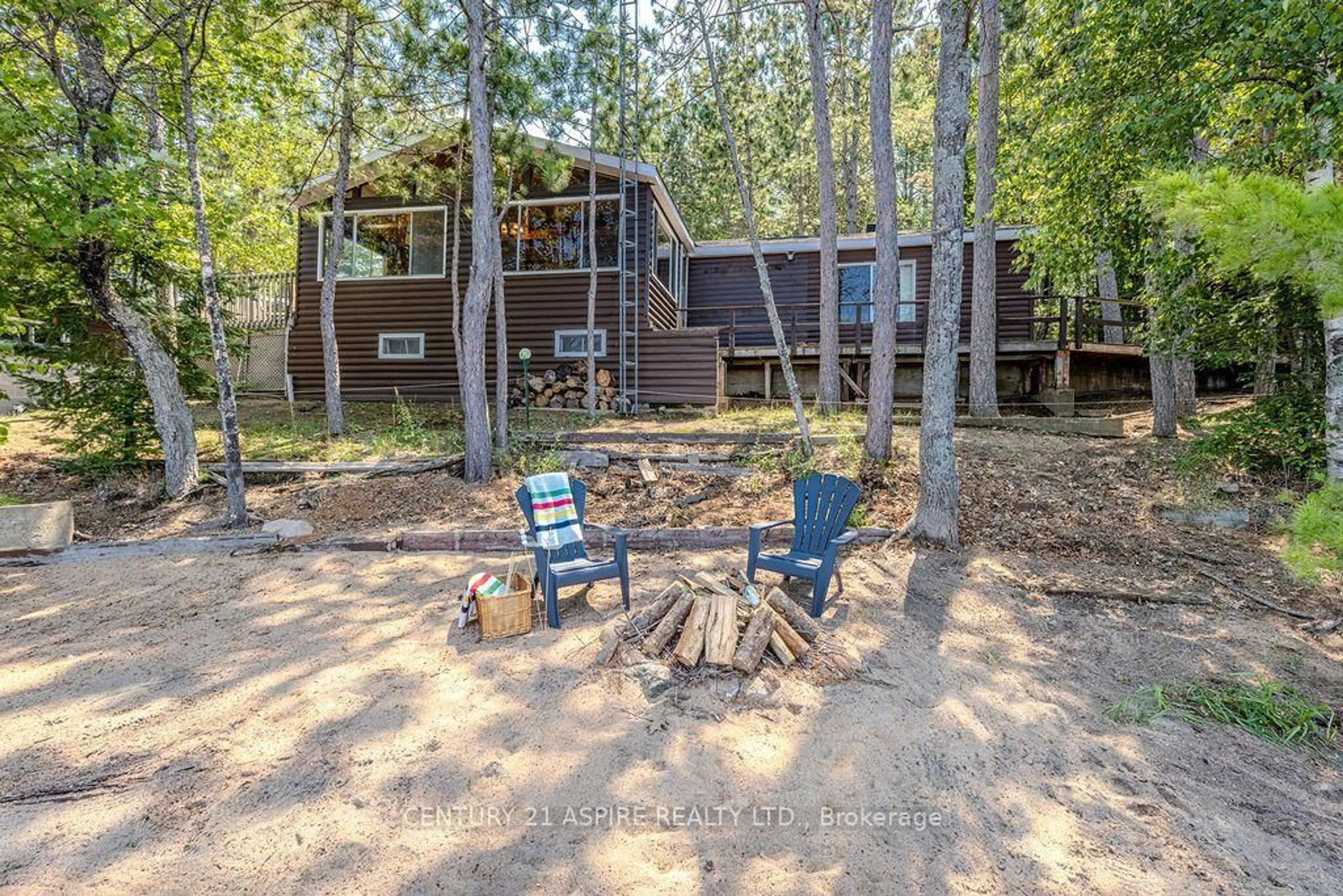 Patio, forest/trees view for 890 John St, Killaloe Ontario K0J 2A0