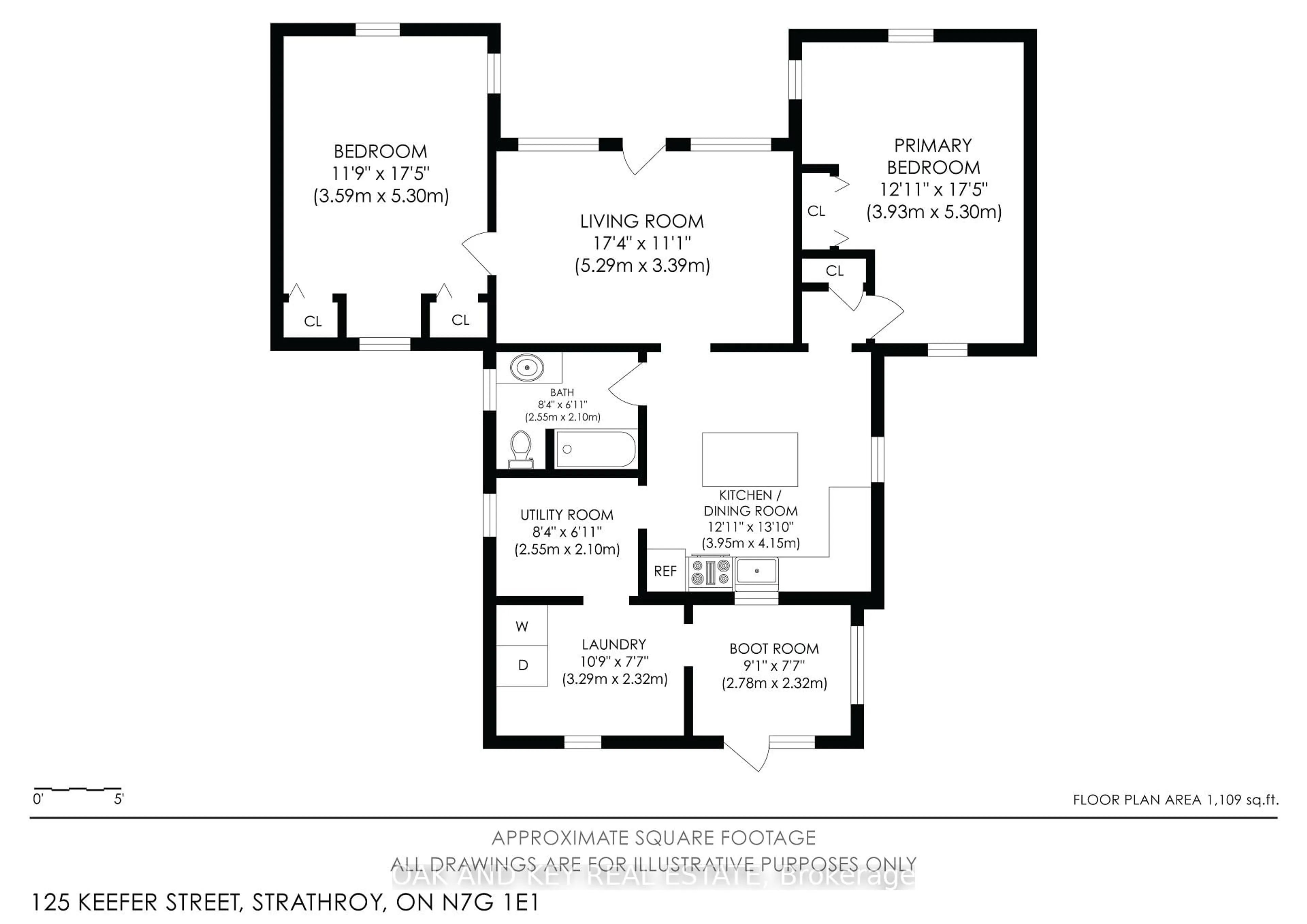 Floor plan for 125 Keefer St, Strathroy-Caradoc Ontario N7G 1E1