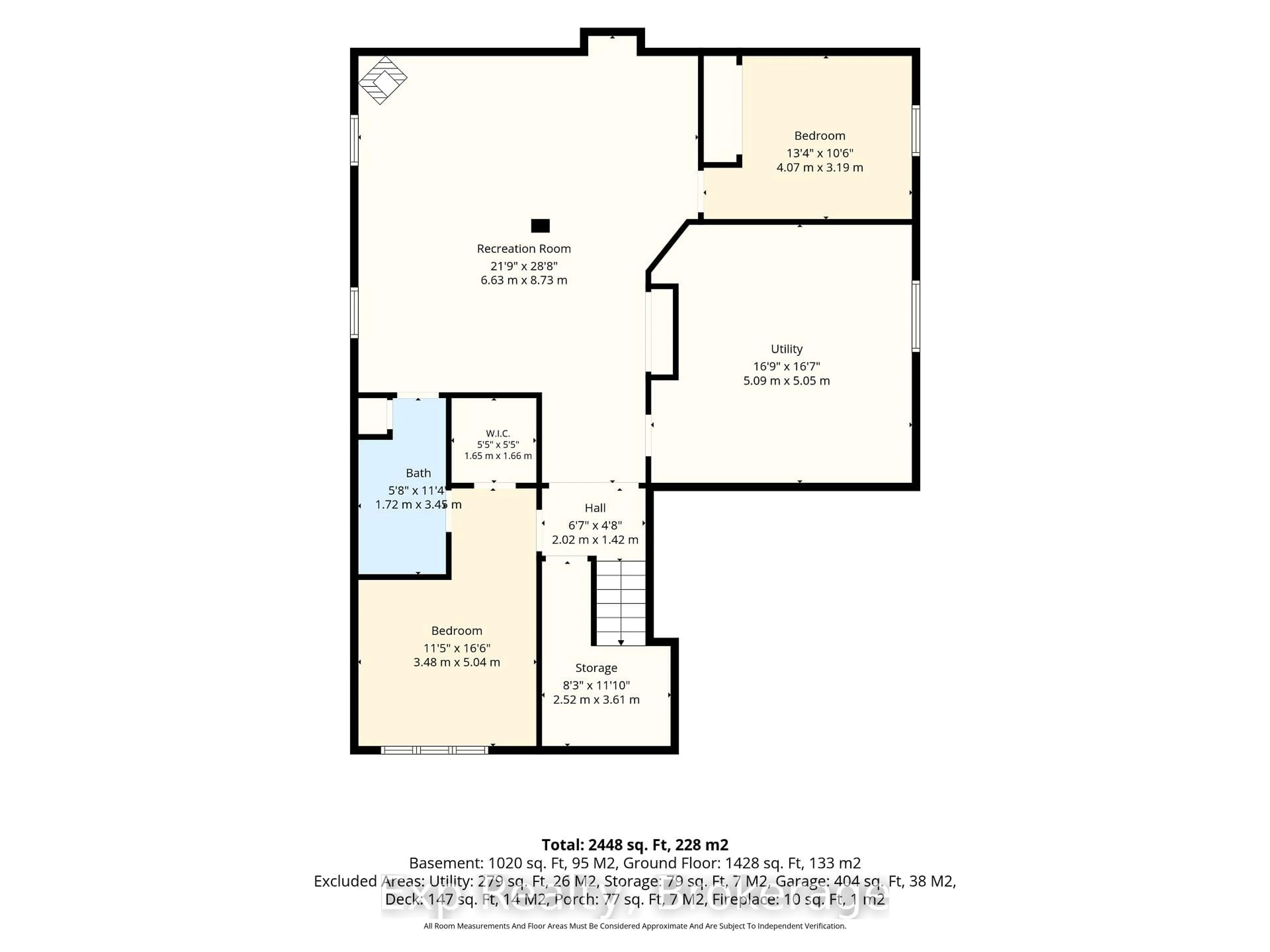 Floor plan for 372 Parkview Hills Dr, Cobourg Ontario K9A 5S6