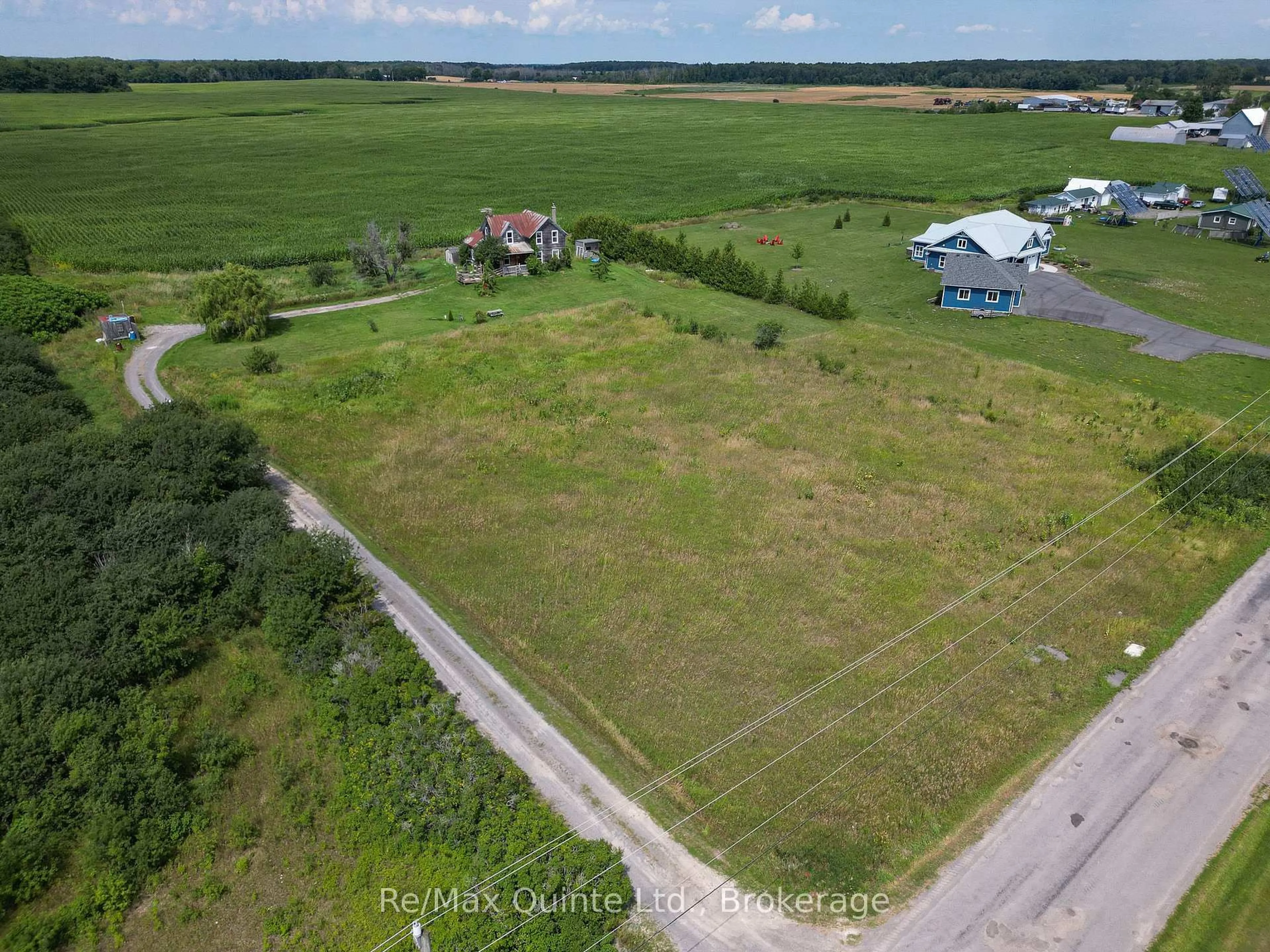 A pic from outside/outdoor area/front of a property/back of a property/a pic from drone, building for 98 Swamp College Rd, Prince Edward County Ontario K0K 2J0