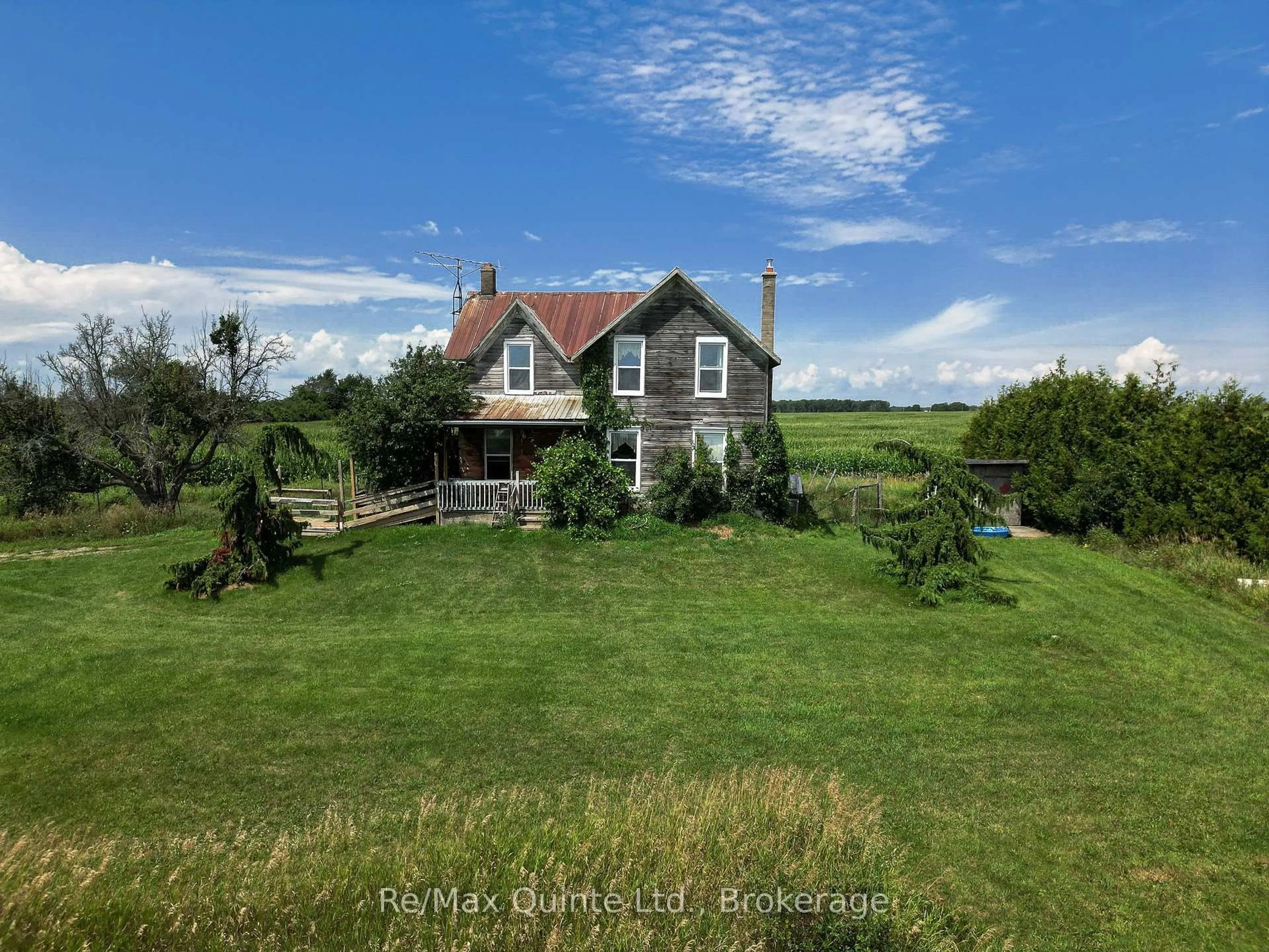 A pic from outside/outdoor area/front of a property/back of a property/a pic from drone, unknown for 98 Swamp College Rd, Prince Edward County Ontario K0K 2J0