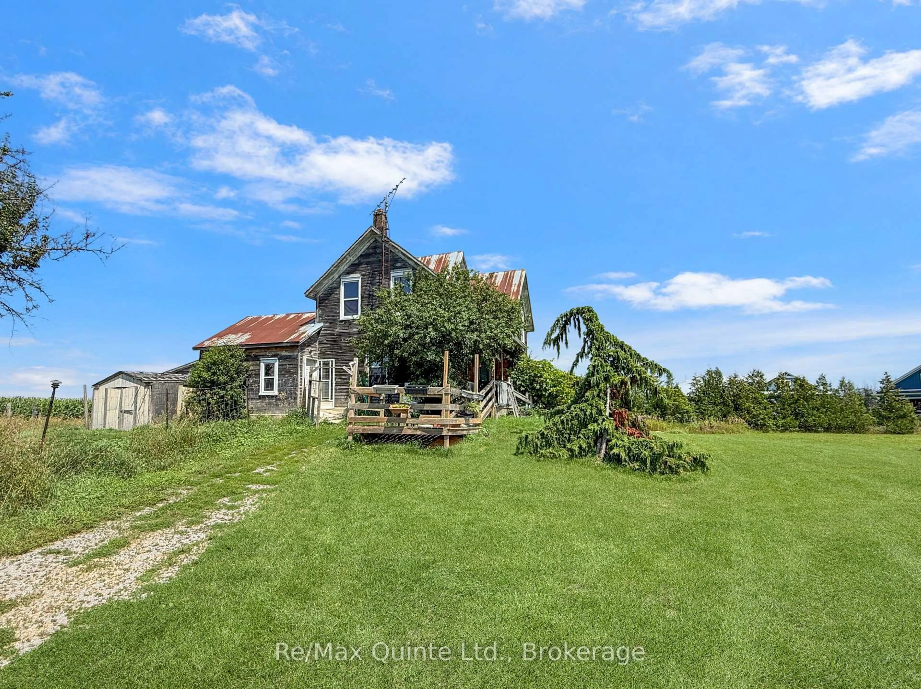 A pic from outside/outdoor area/front of a property/back of a property/a pic from drone, unknown for 98 Swamp College Rd, Prince Edward County Ontario K0K 2J0