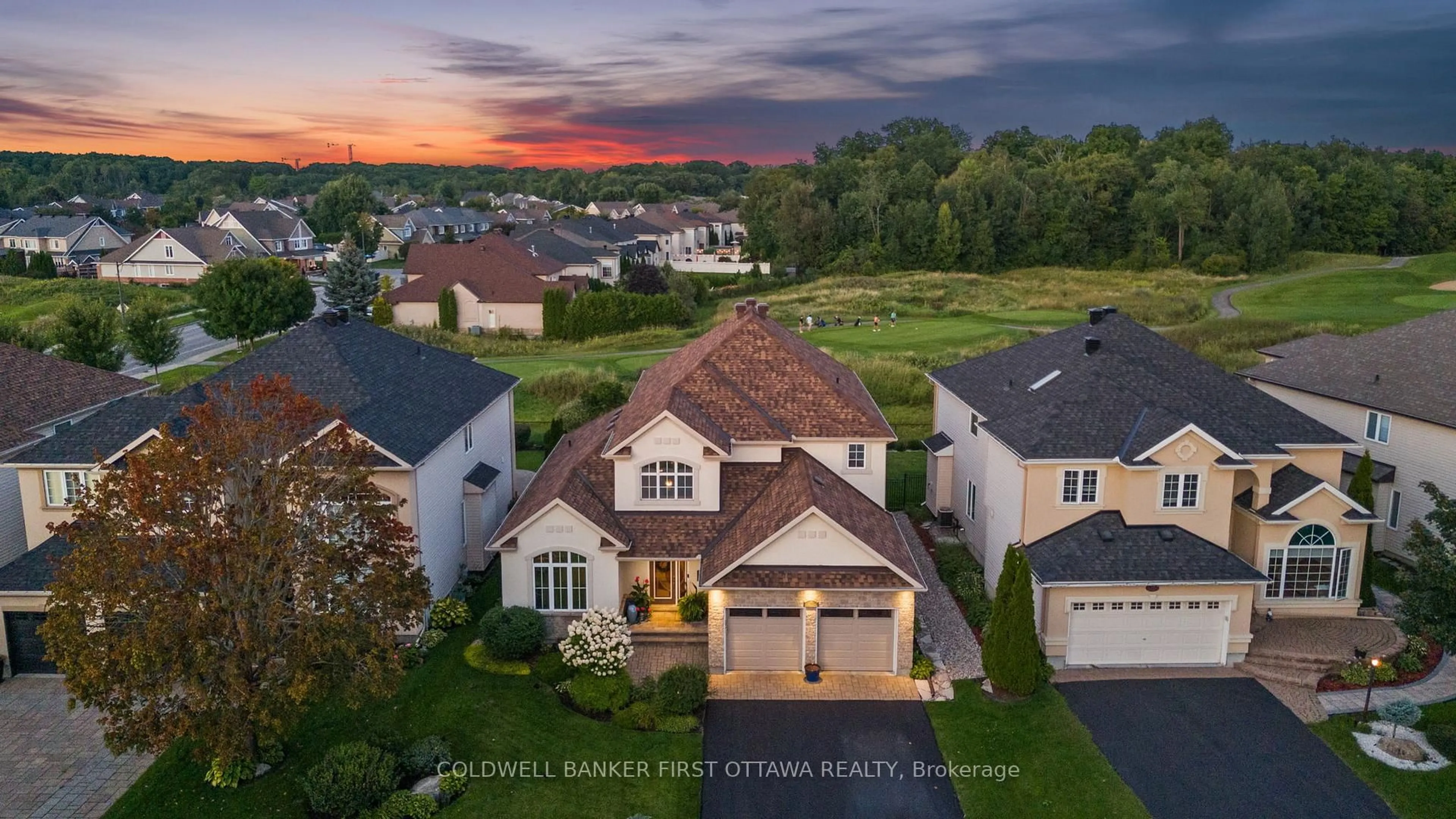 A pic from outside/outdoor area/front of a property/back of a property/a pic from drone, street for 6 Blackshire Circ, Ottawa Ontario K2J 5L8