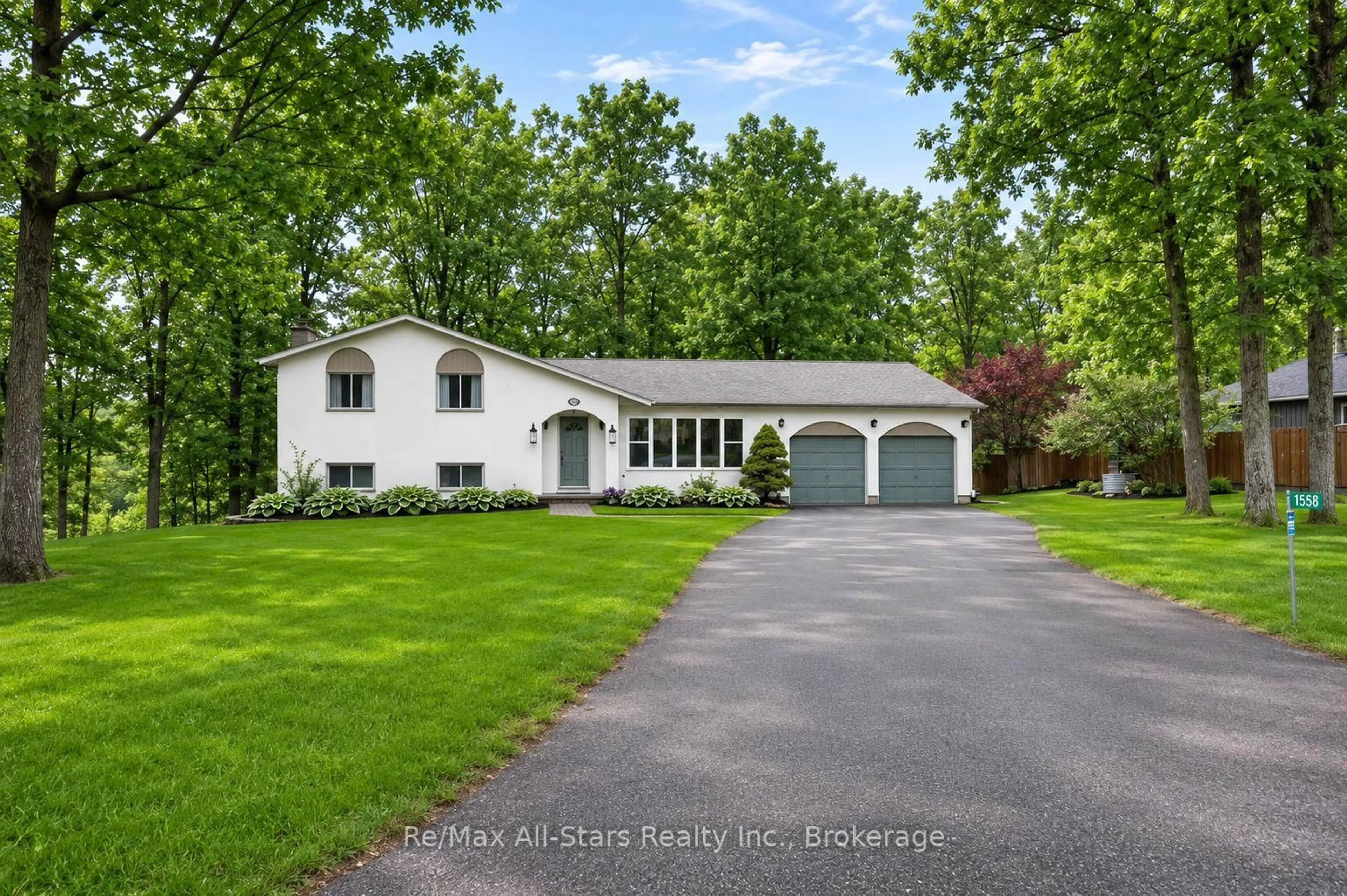 Home with vinyl exterior material, street for 1558 Highway 7A, Kawartha Lakes Ontario L0A 1A0