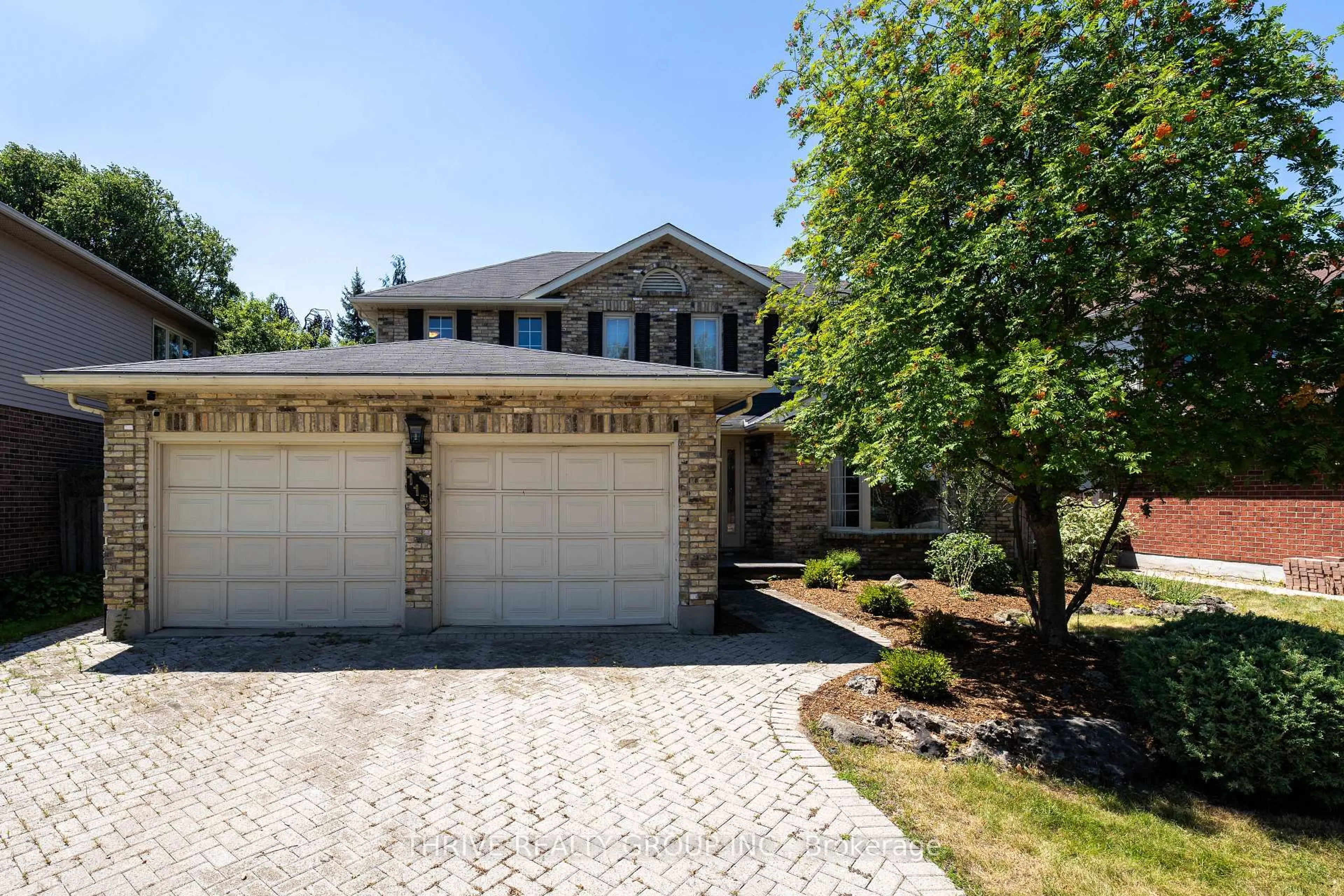 Home with brick exterior material, street for 115 Pine Valley Dr, London South Ontario N6J 4M1
