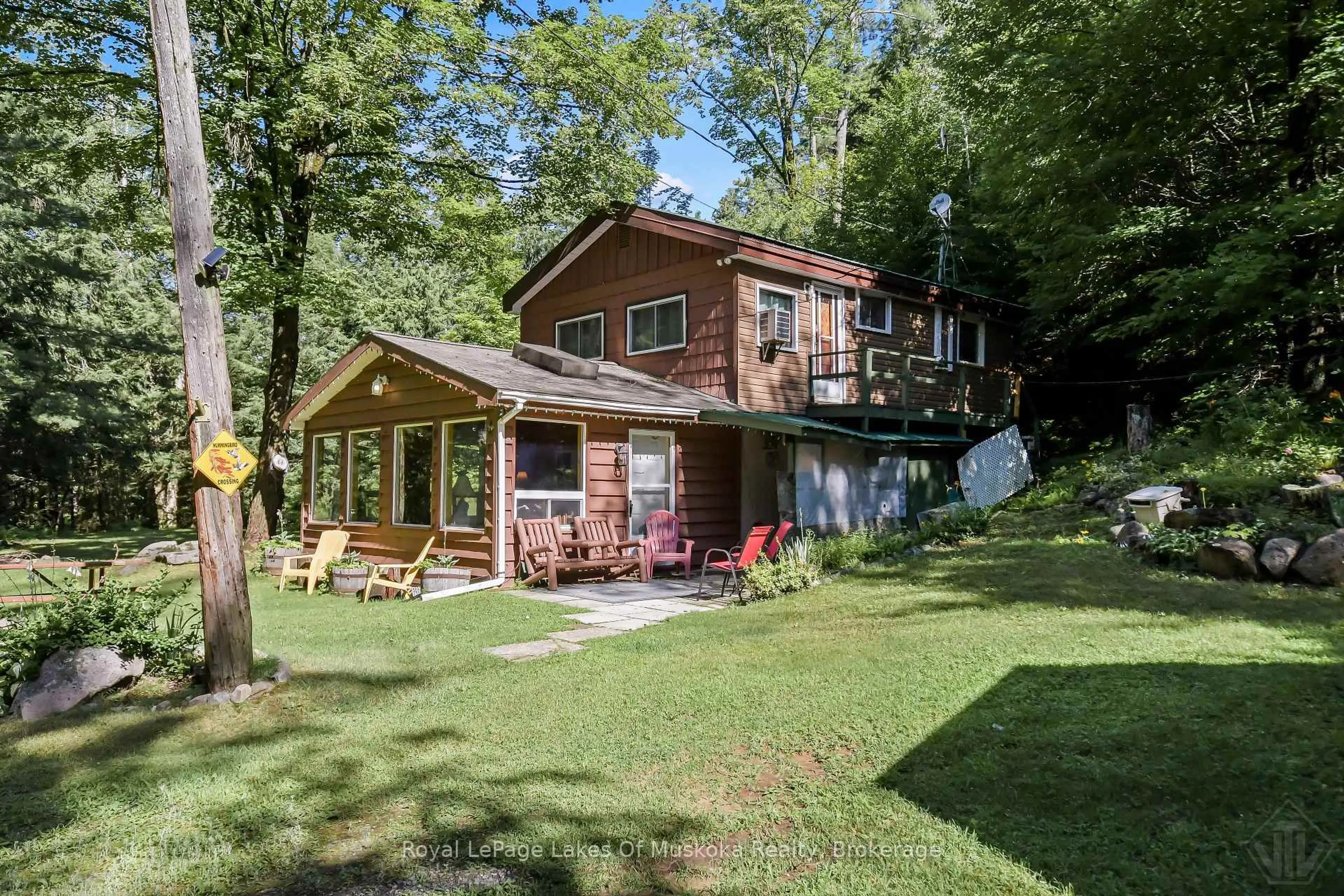 Patio, water/lake/river/ocean view for 1009 Andersen Rd, Bracebridge Ontario P1L 1X1