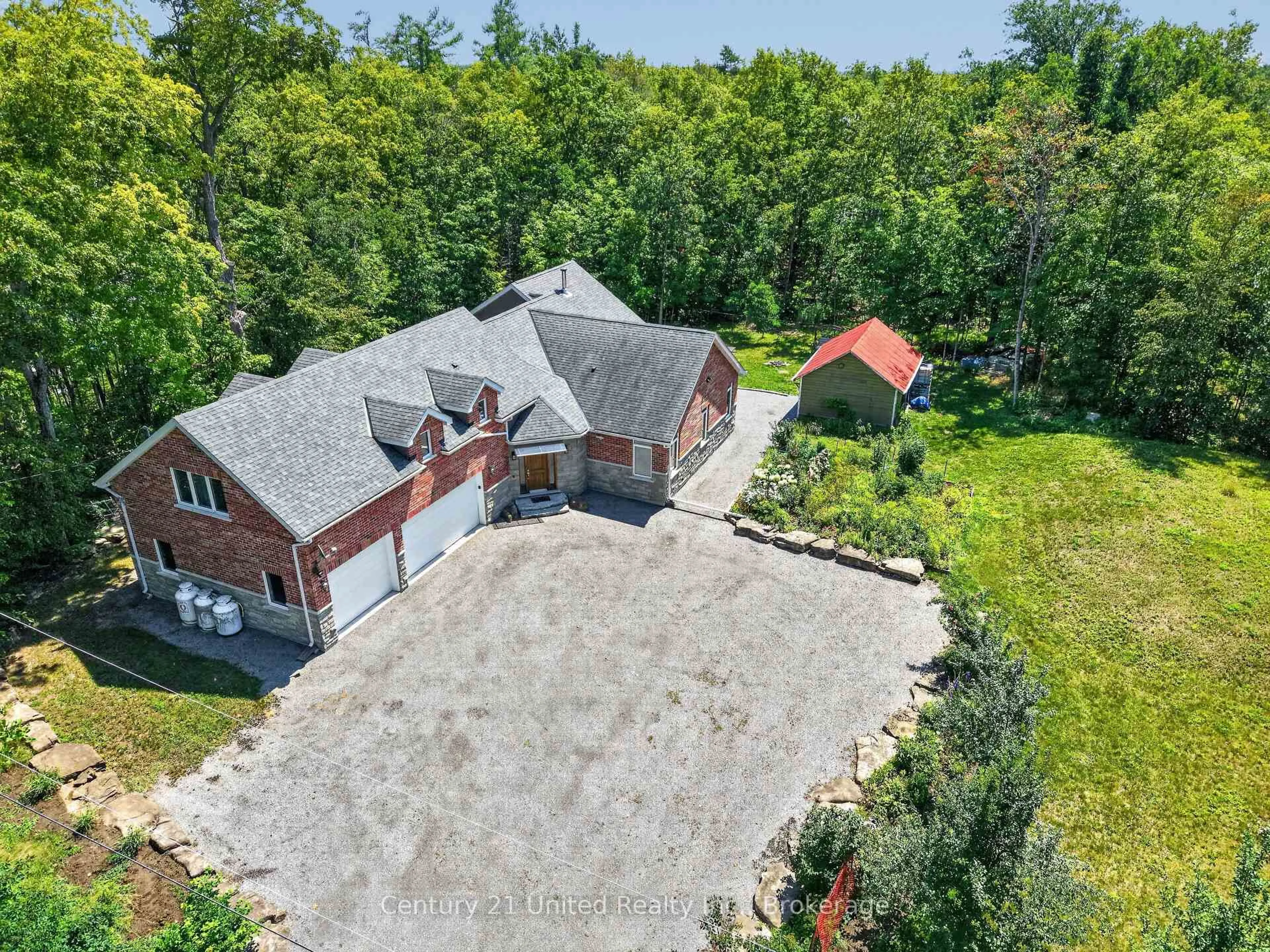 A pic from outside/outdoor area/front of a property/back of a property/a pic from drone, unknown for 15 Library Rd, North Kawartha Ontario K0L 3E0