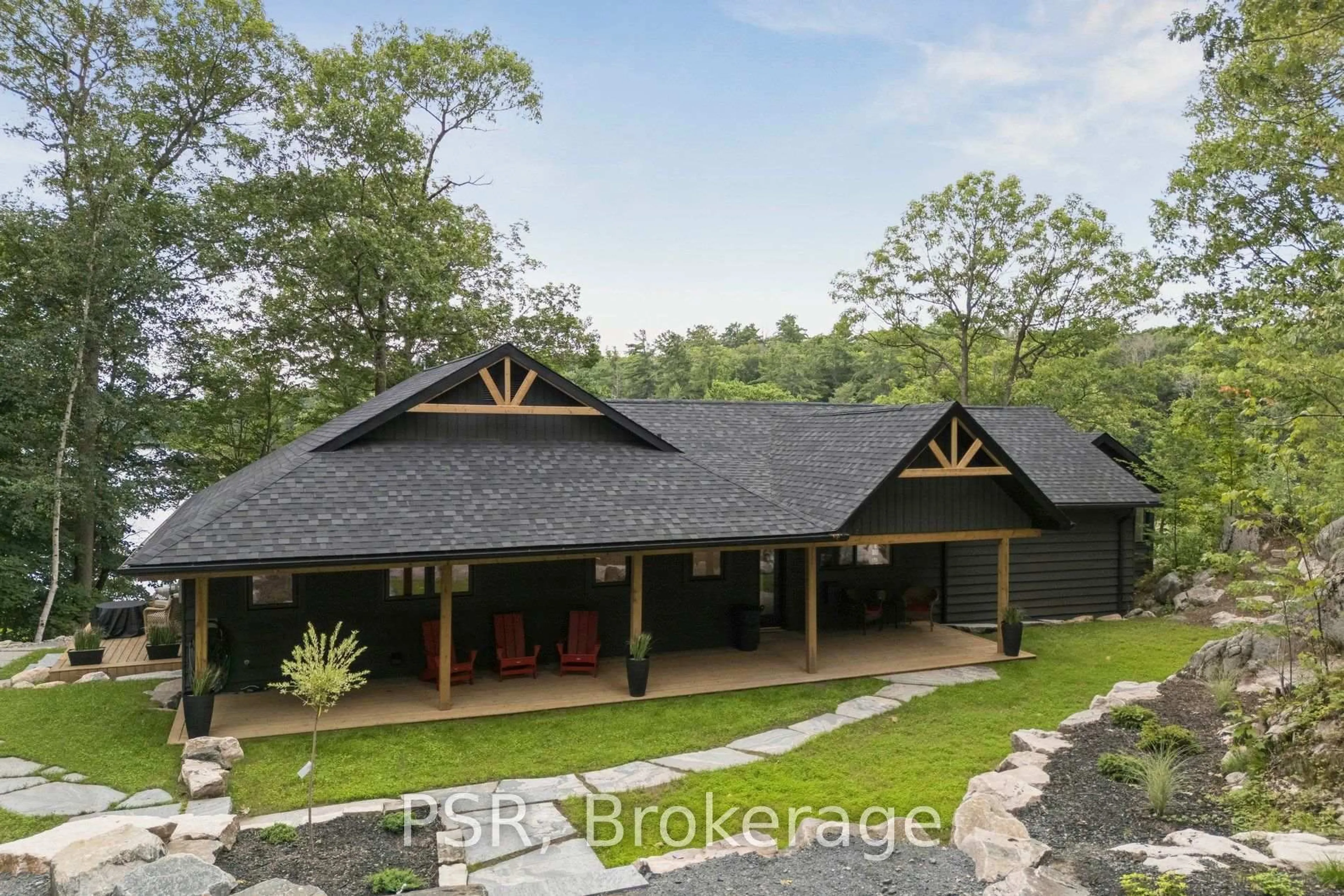 A pic from outside/outdoor area/front of a property/back of a property/a pic from drone, building for 34 Calow Rd, Carling Ontario P0G 1G0