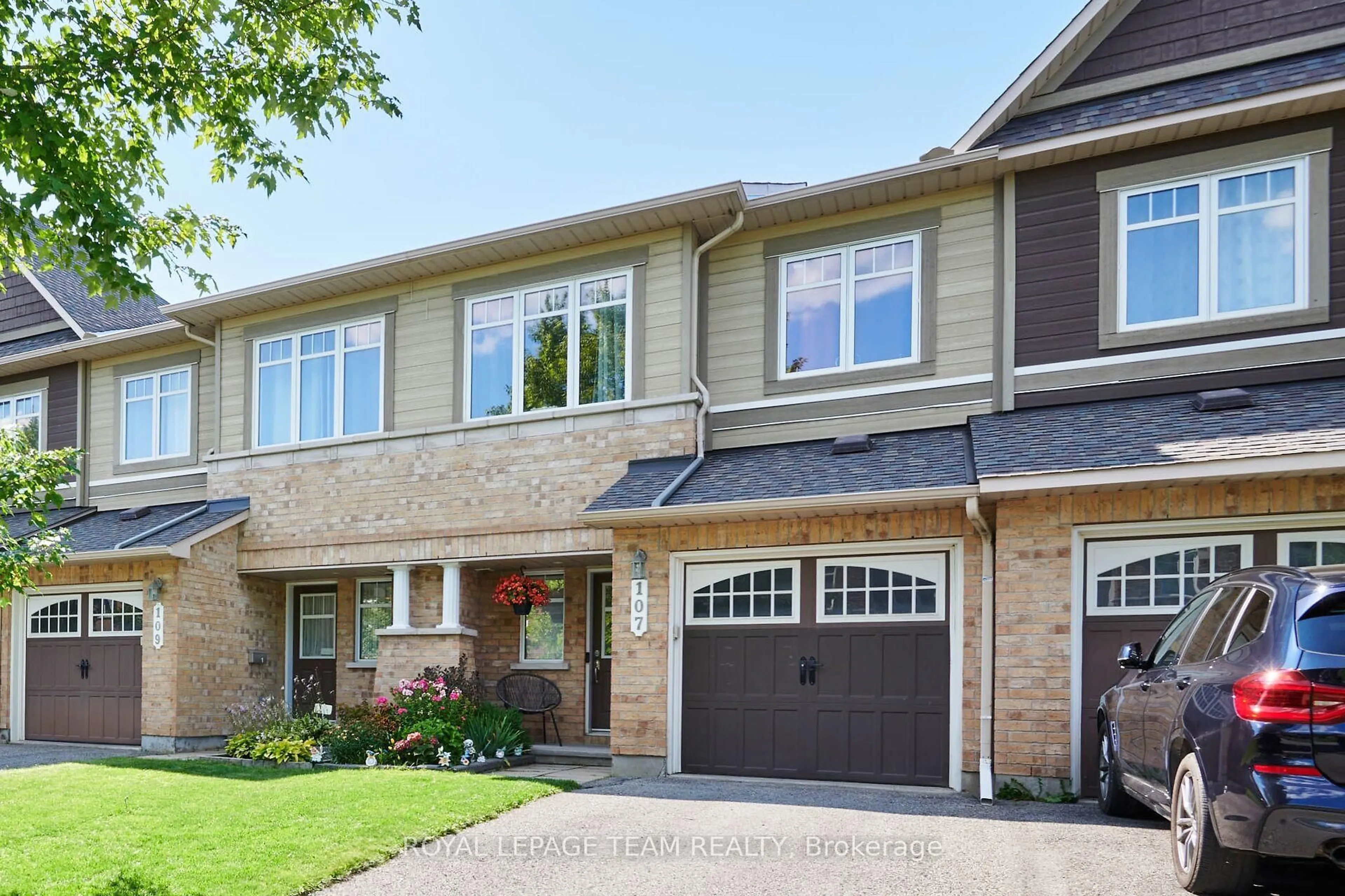 Home with brick exterior material, street for 107 Garrity Cres, Ottawa Ontario K2J 3T4