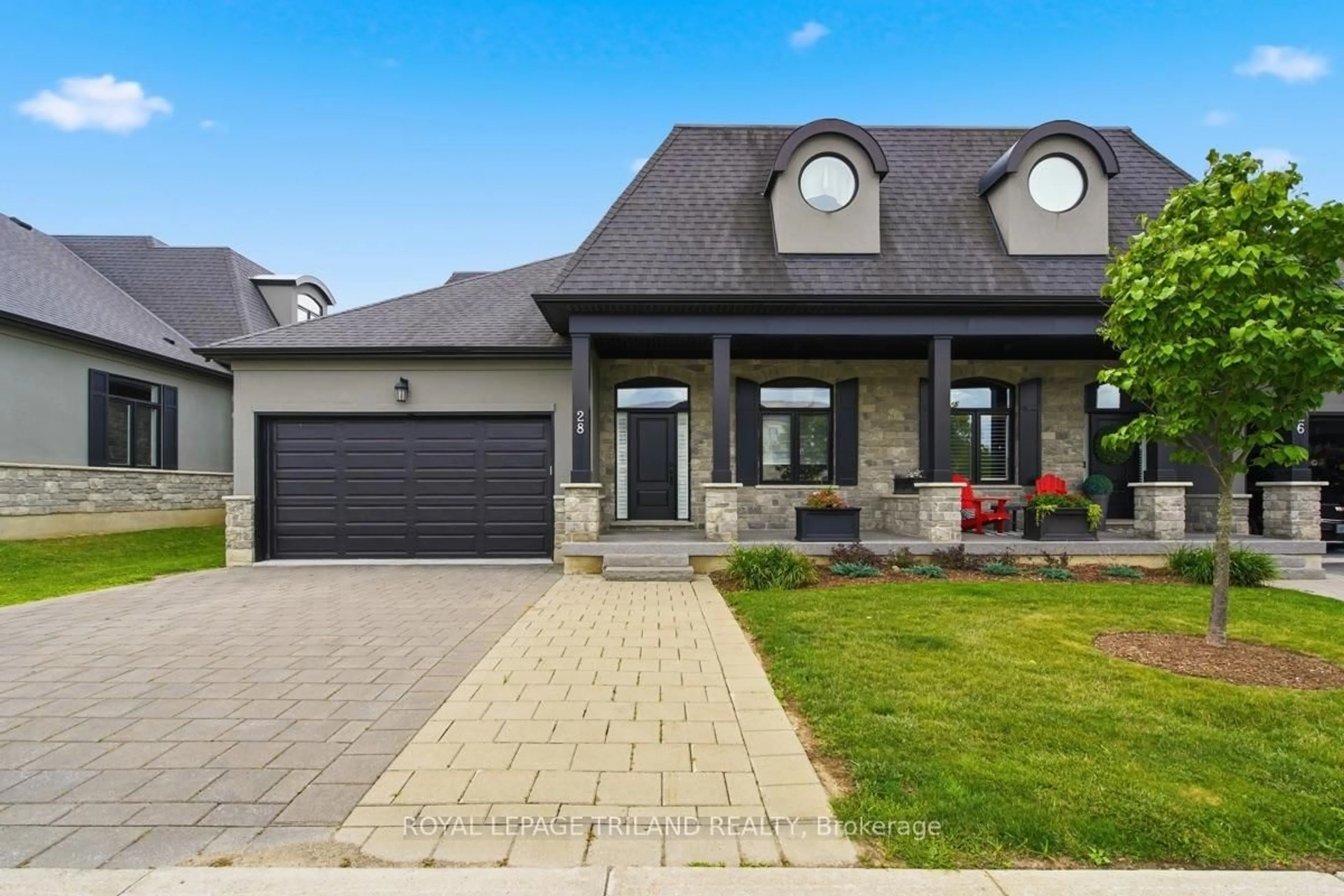 Home with brick exterior material, street for 2215 Callingham Dr #28, London North Ontario N6G 0P1