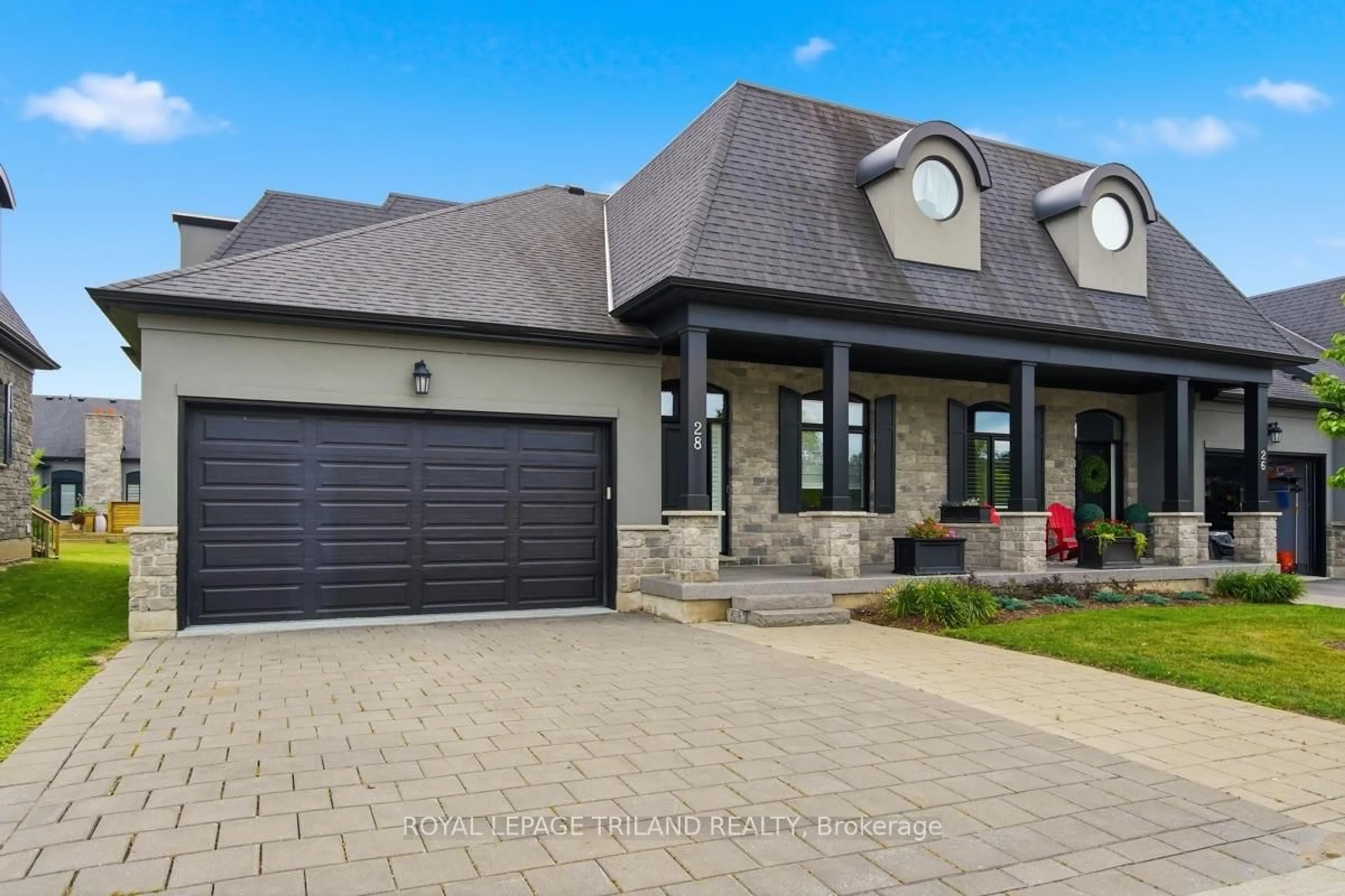 Home with brick exterior material, street for 2215 Callingham Dr #28, London North Ontario N6G 0P1