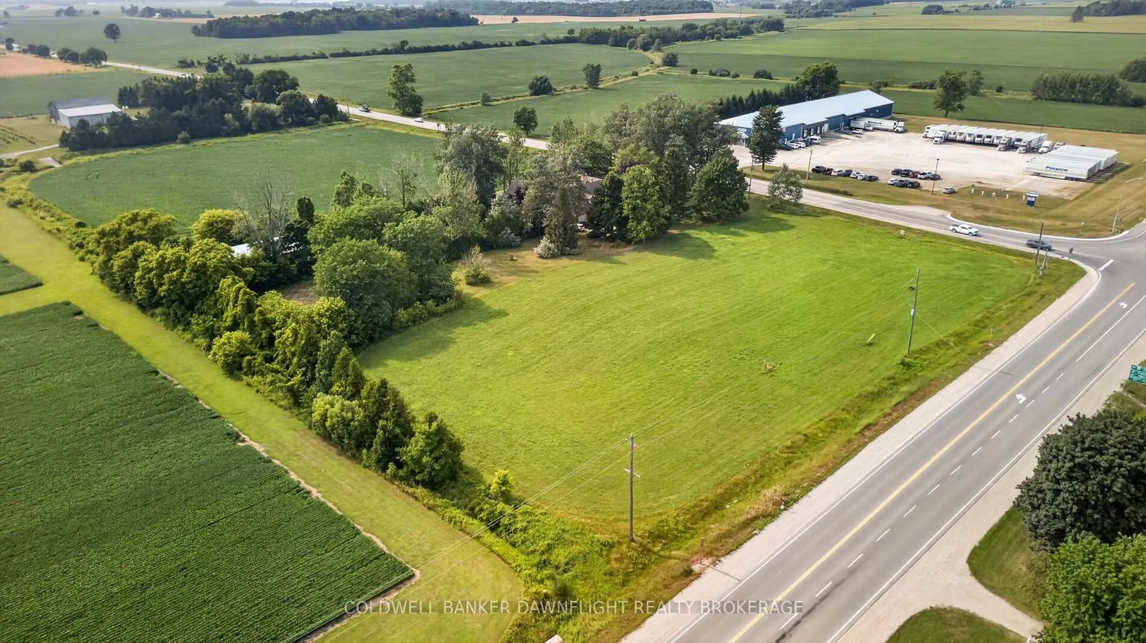 A pic from outside/outdoor area/front of a property/back of a property/a pic from drone, unknown for 39973 Crediton Rd, South Huron Ontario N0M 1K0