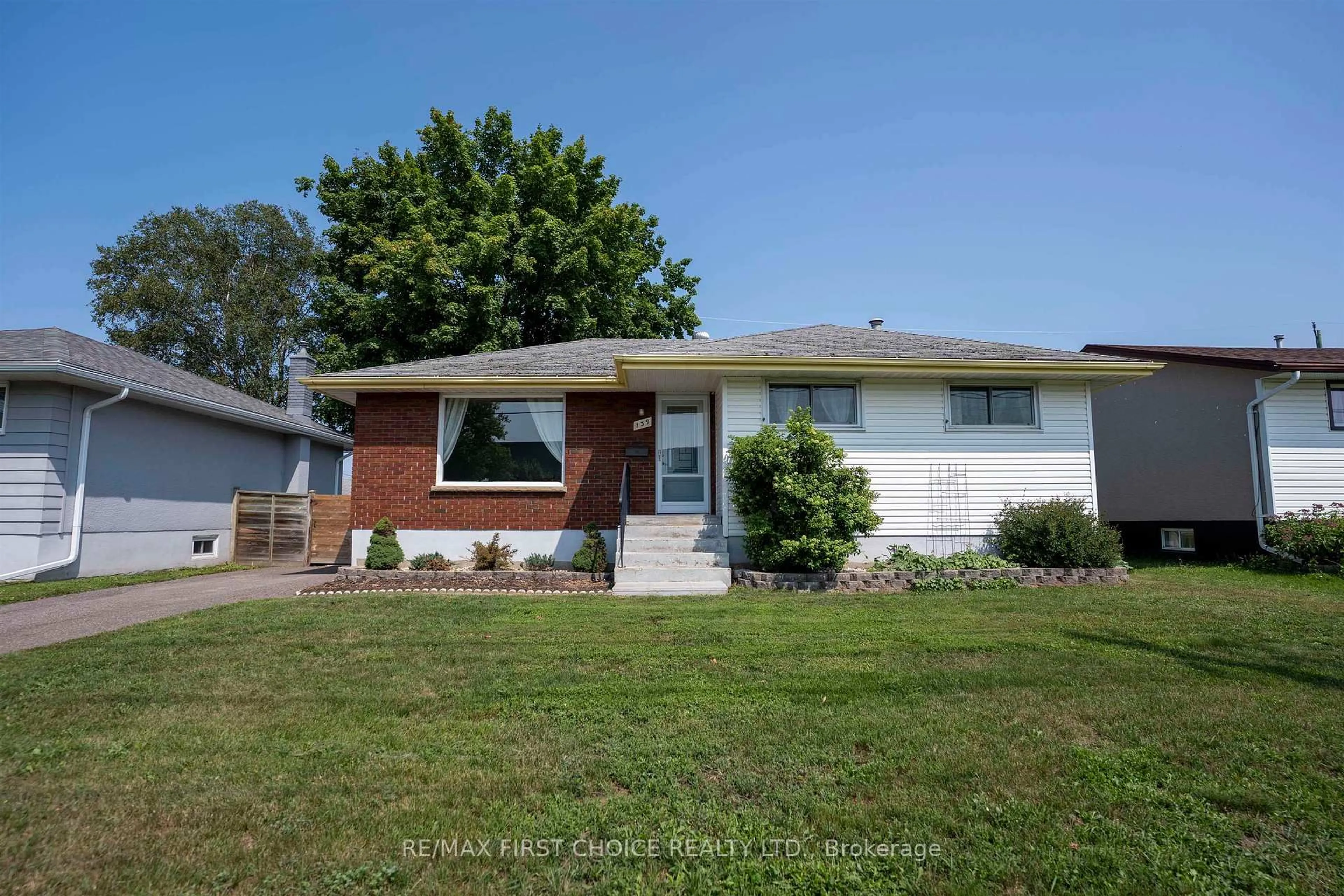 Home with brick exterior material, street for 139 Churchill Dr, Thunder Bay Ontario P7C 1V6