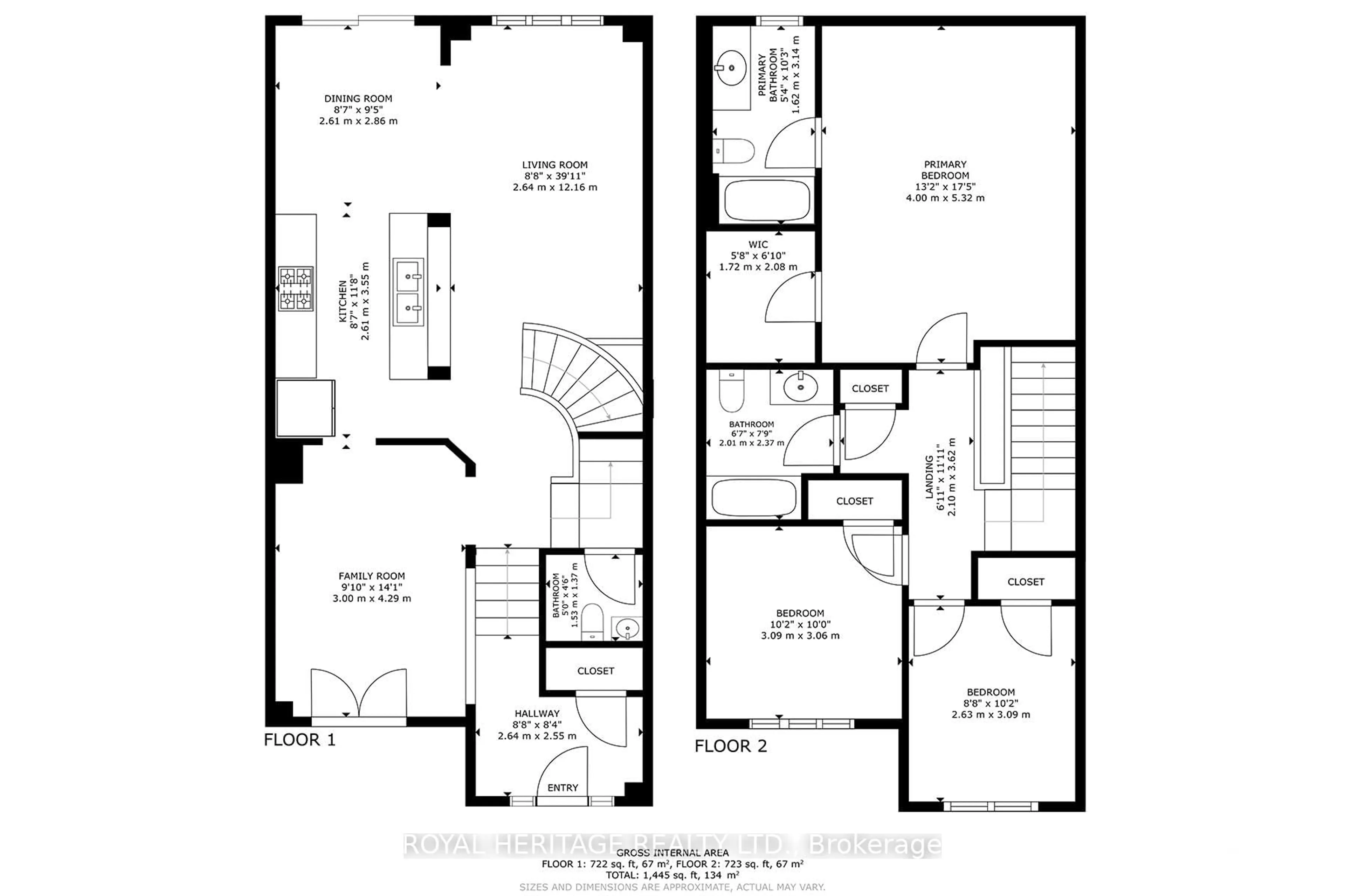 Floor plan for 1401 Westdel Bourne St, London South Ontario N6K 4R1