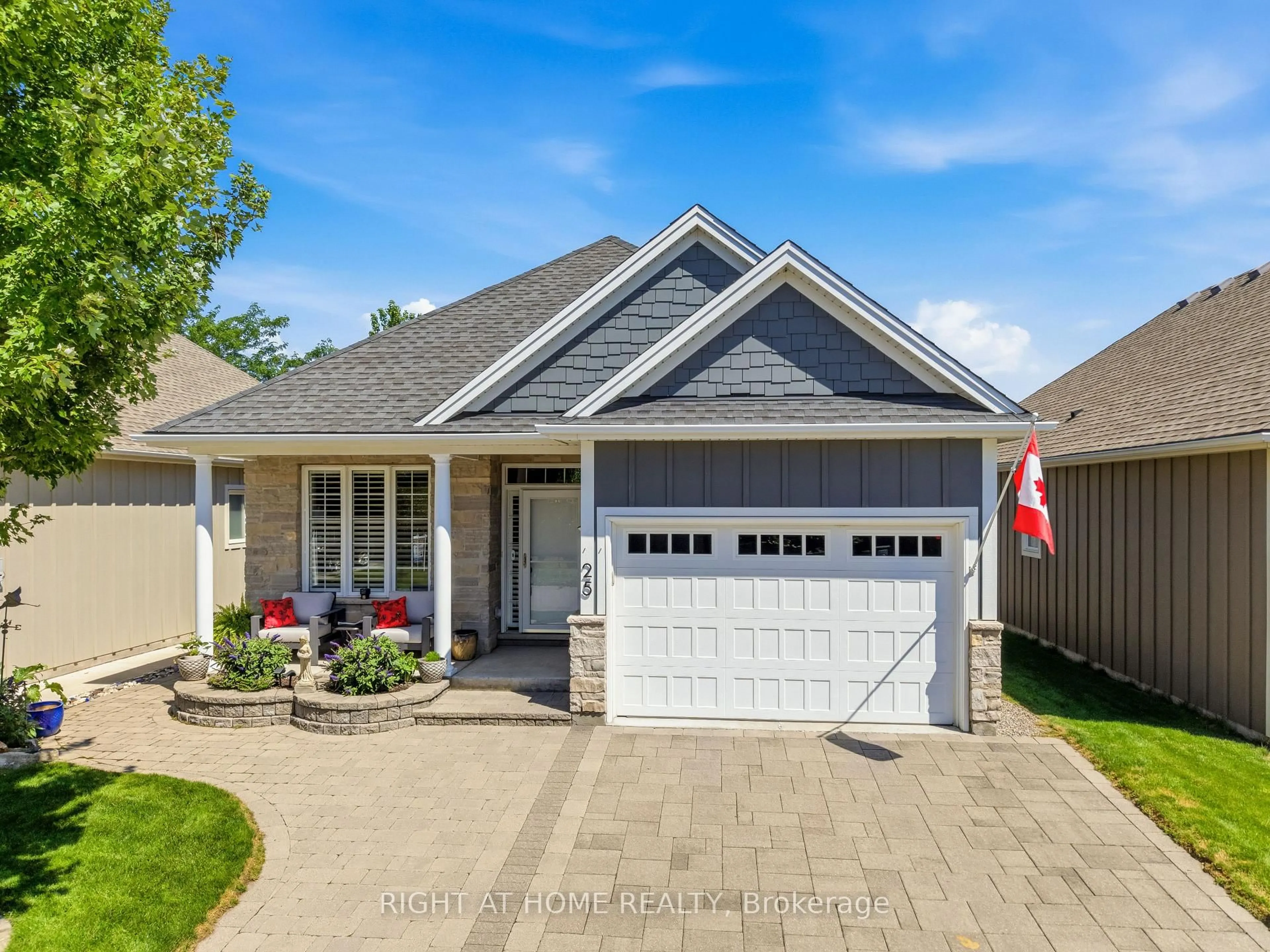 Home with brick exterior material, street for 25 RIESLING Dr, Niagara-on-the-Lake Ontario L0S 1T0