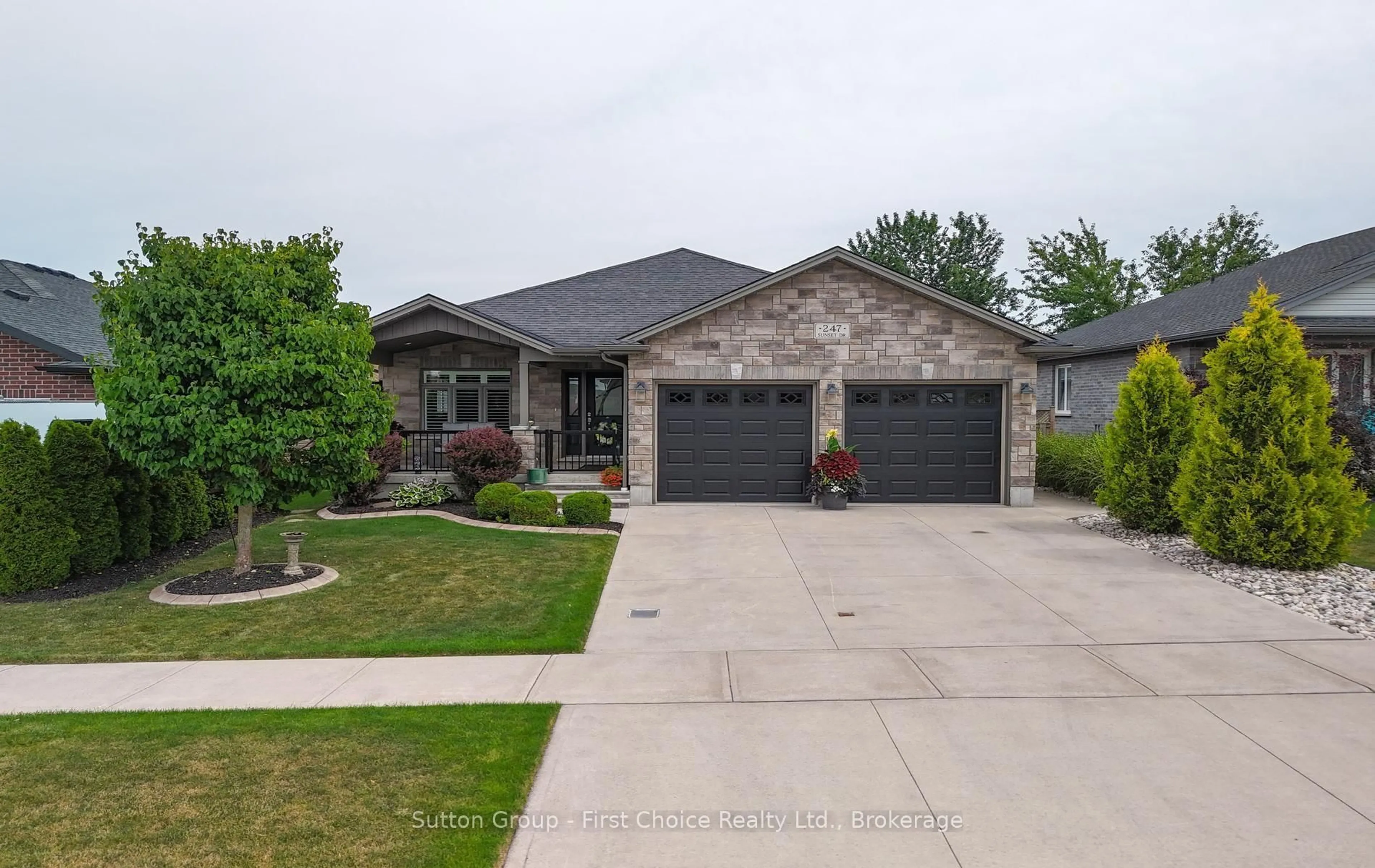 Home with brick exterior material, street for 247 SUNSET Dr, West Perth Ontario N0K 1N0