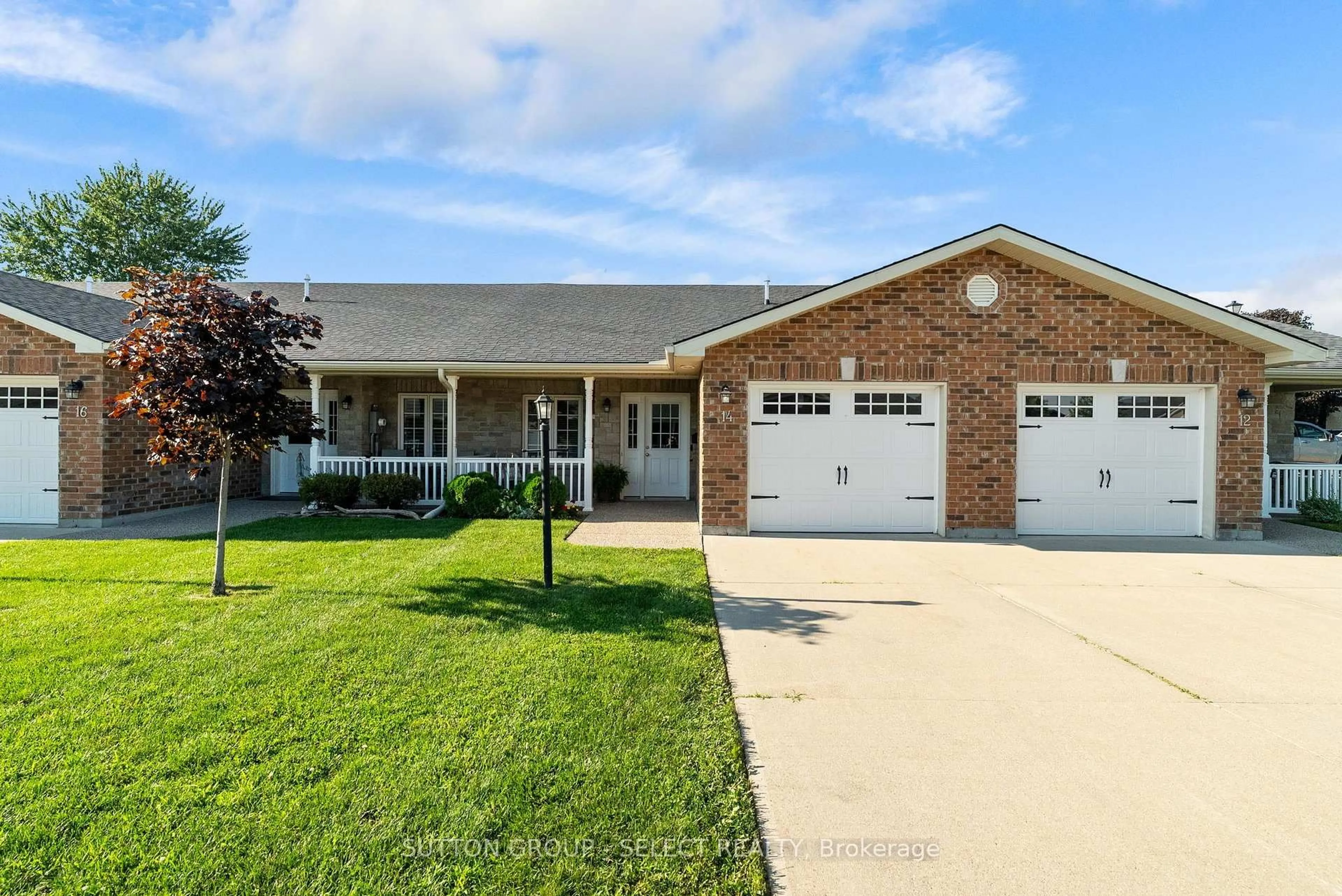 Home with brick exterior material, street for 14 Devon Dr, South Huron Ontario N0M 1S3
