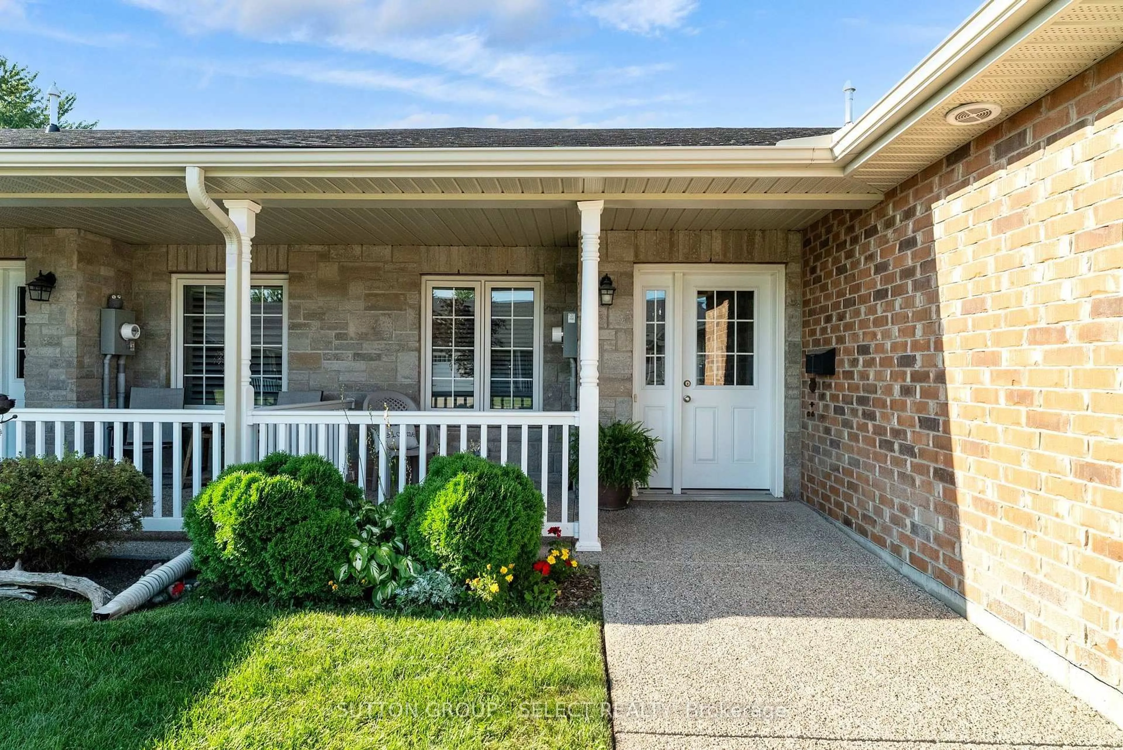 Home with brick exterior material, street for 14 Devon Dr, South Huron Ontario N0M 1S3