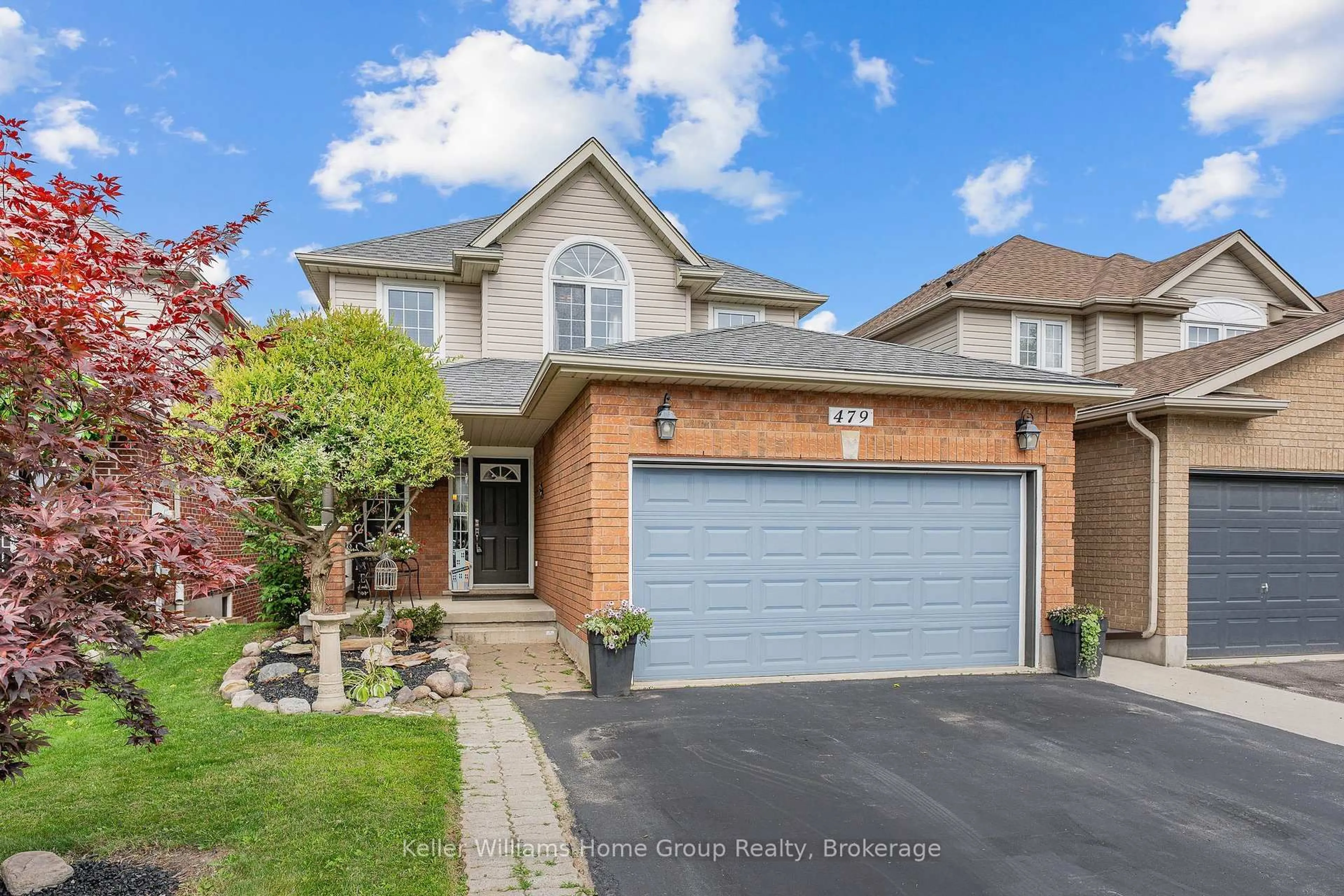 Home with brick exterior material, street for 479 Doon S Dr, Kitchener Ontario N2P 2T6