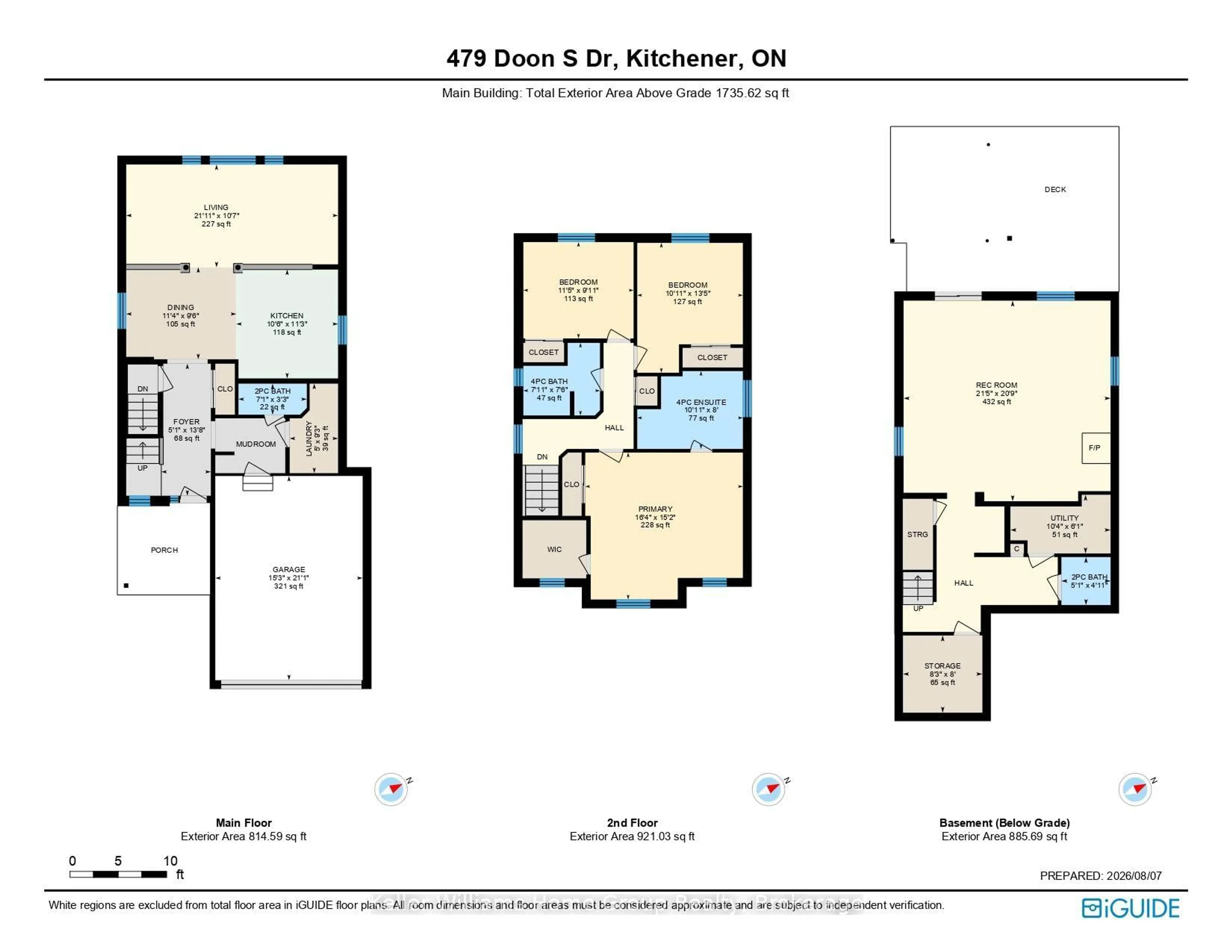 Floor plan for 479 Doon S Dr, Kitchener Ontario N2P 2T6