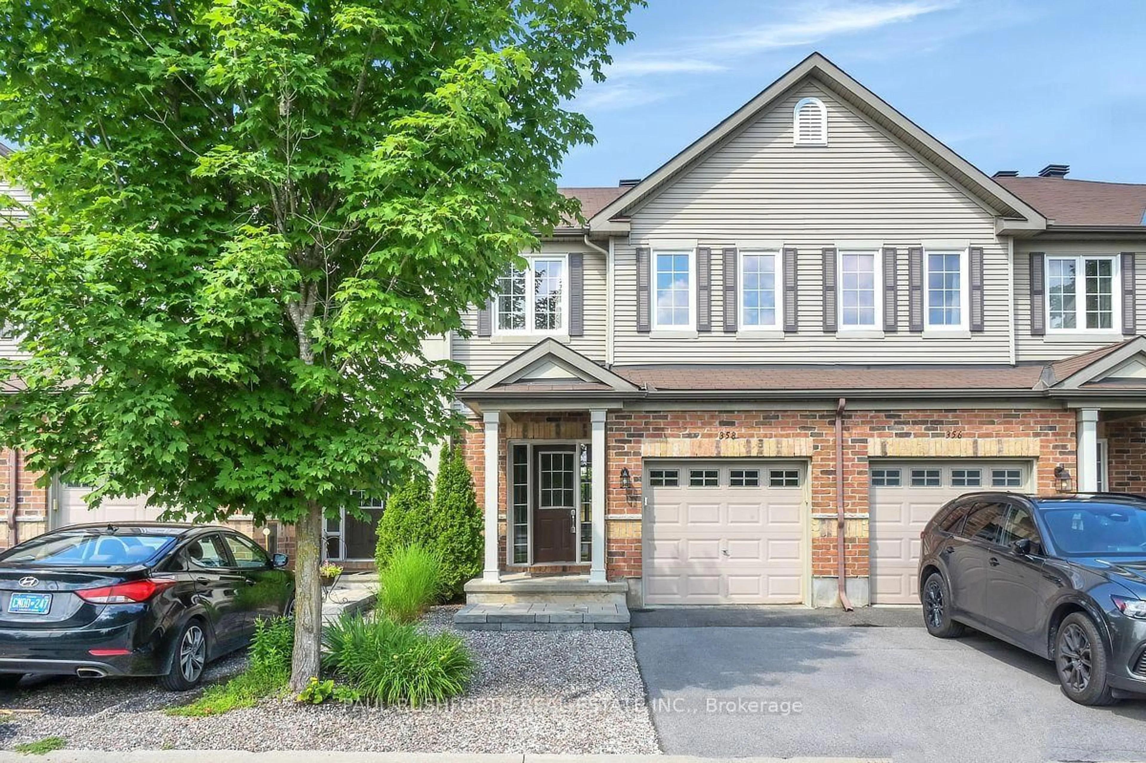 Home with brick exterior material, street for 358 Aldworth Private, Stittsville Ontario K2S 0M9