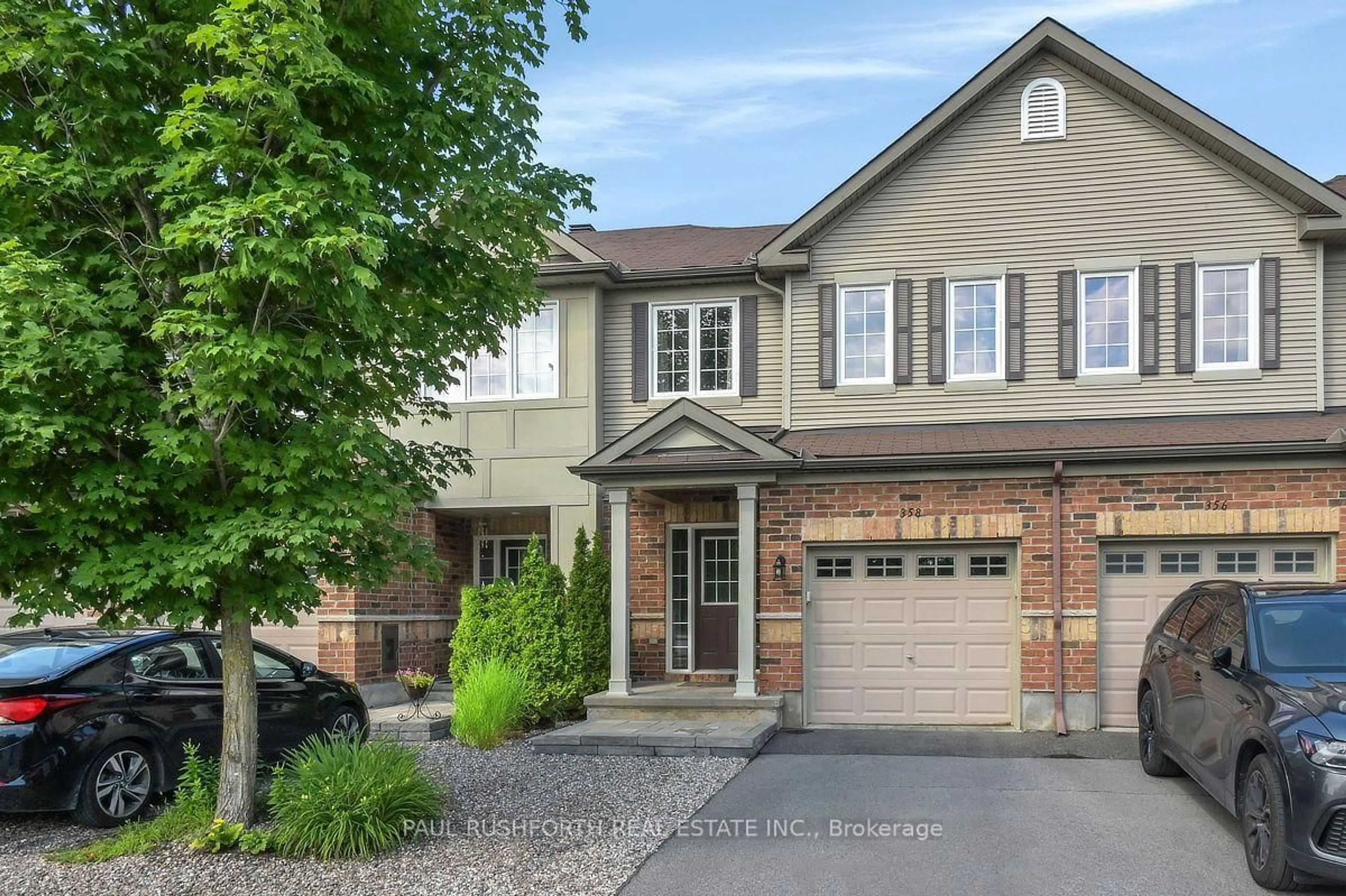 Home with brick exterior material, street for 358 Aldworth Private, Stittsville Ontario K2S 0M9