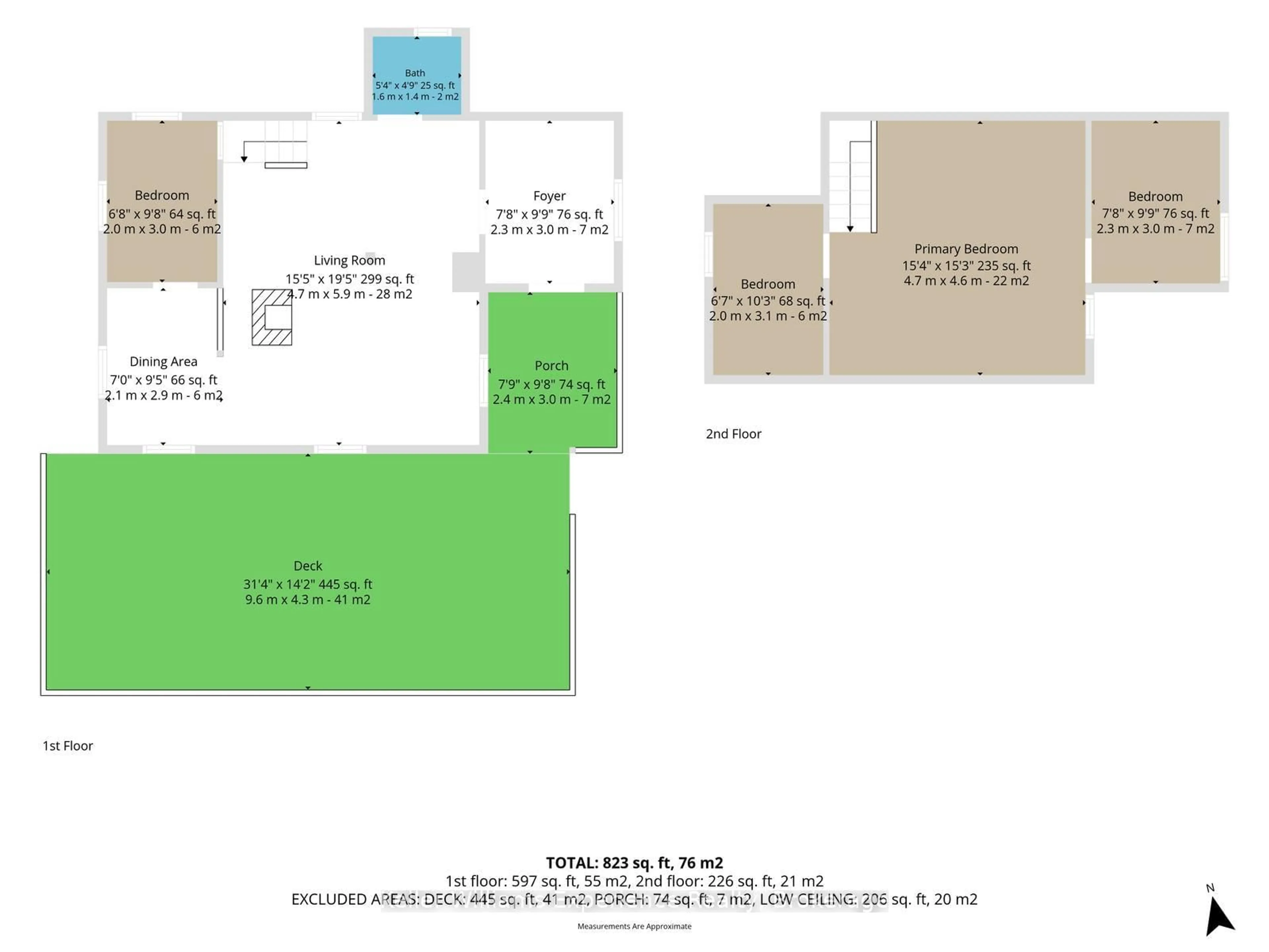 Floor plan for 9000 Galeairy Lake, South Algonquin Ontario K0J 2M0