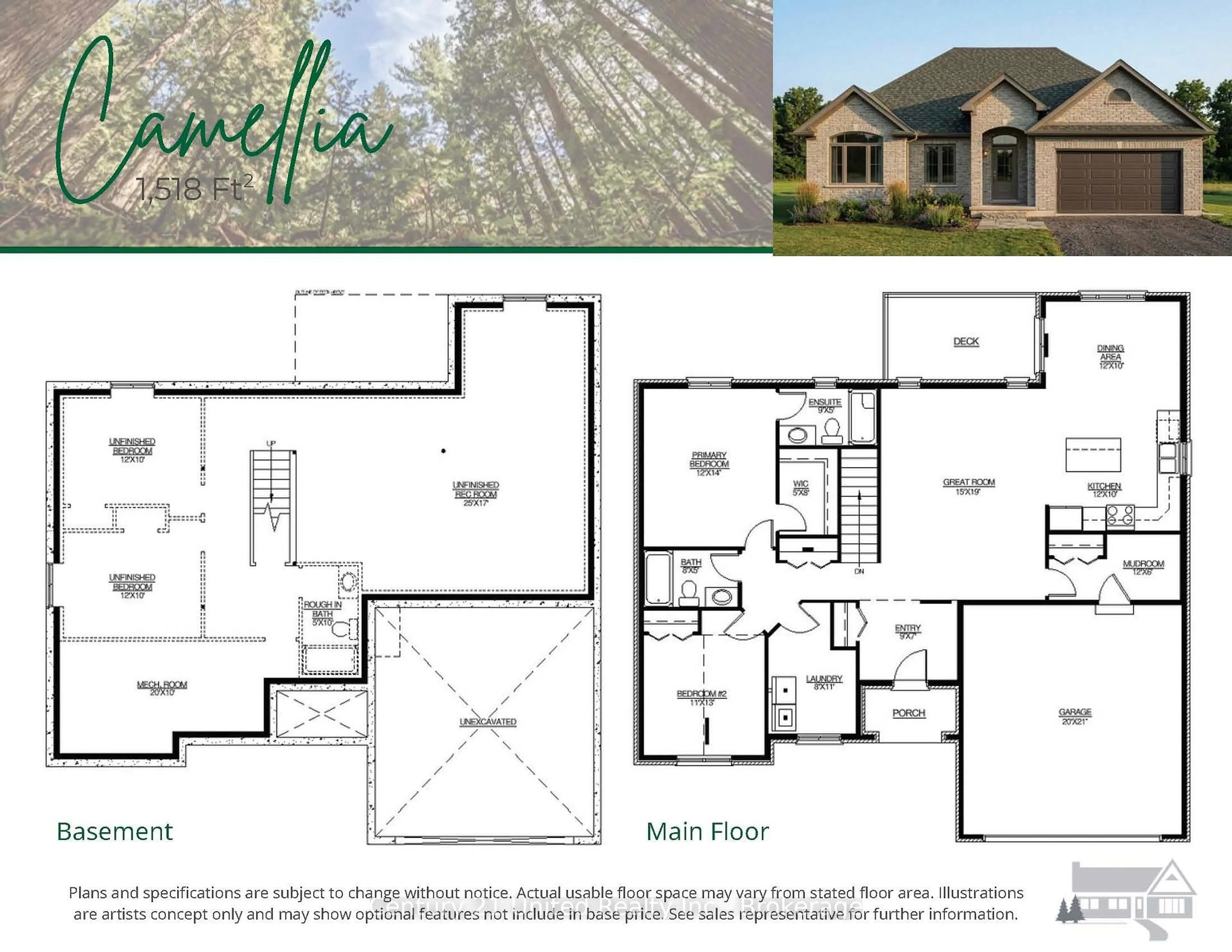 Floor plan for Lot 18 Lilac Tr, Trent Hills Ontario K0L 1Z0