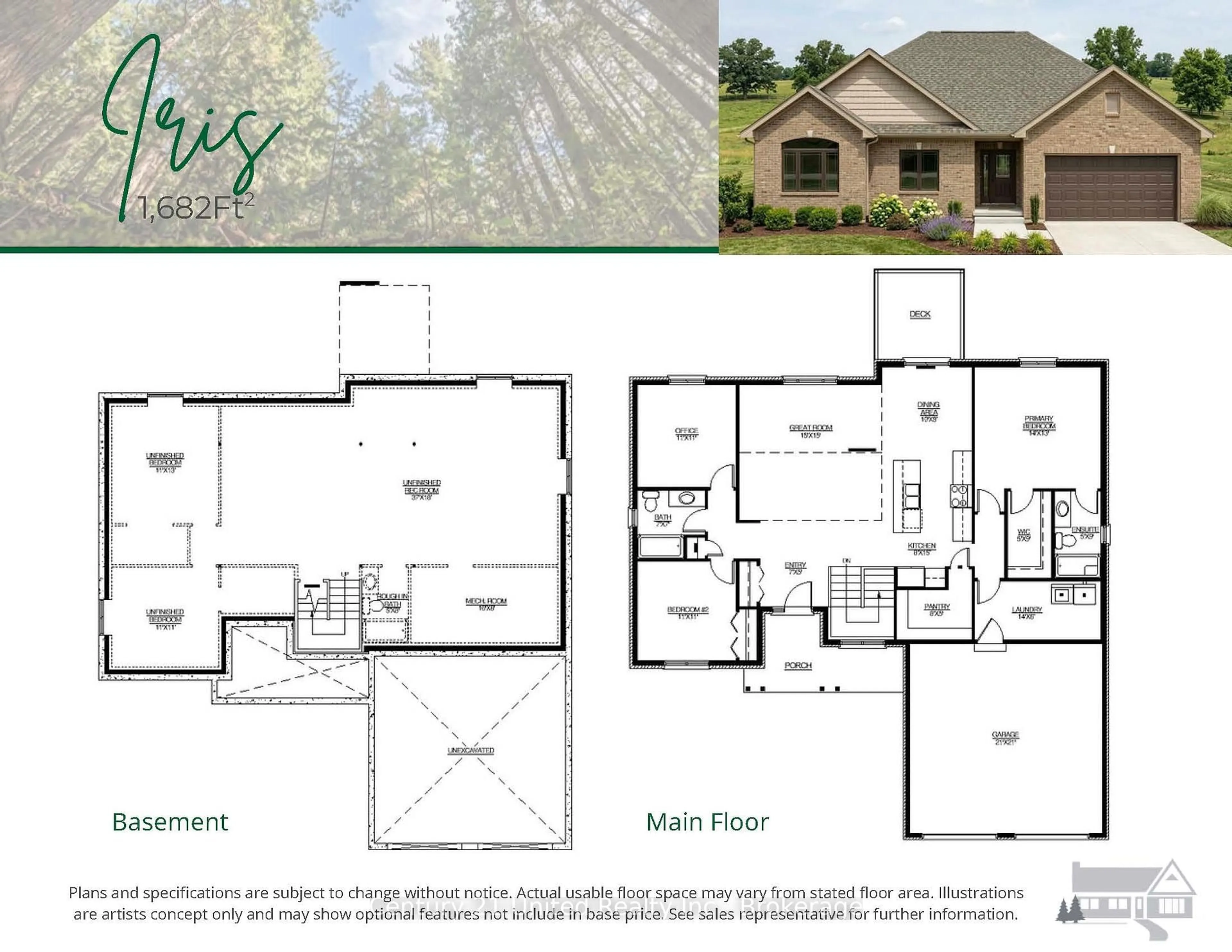 Floor plan for Lot 9 Lilac Tr, Trent Hills Ontario K0L 1Z0