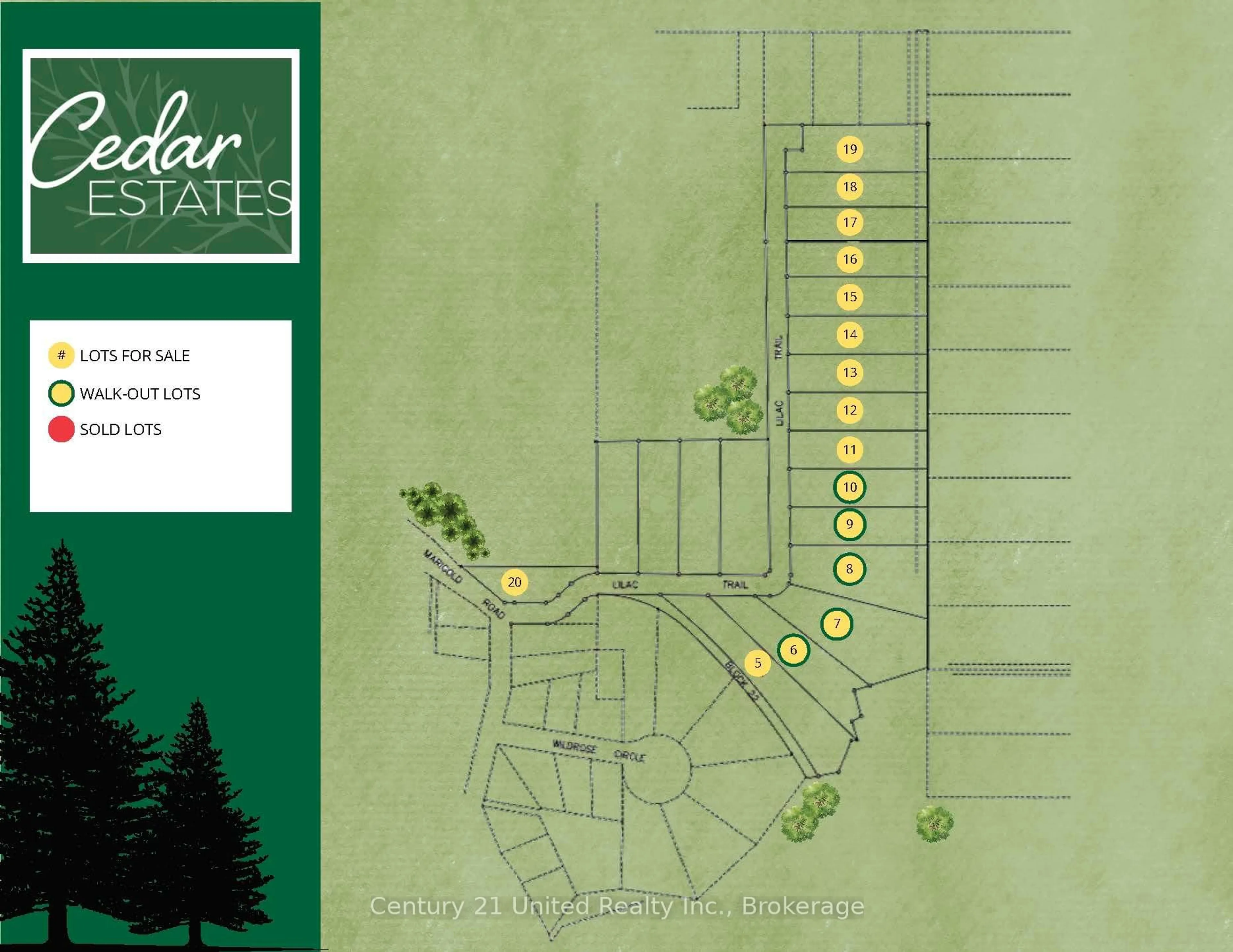 Picture of a map for Lot 9 Lilac Tr, Trent Hills Ontario K0L 1Z0