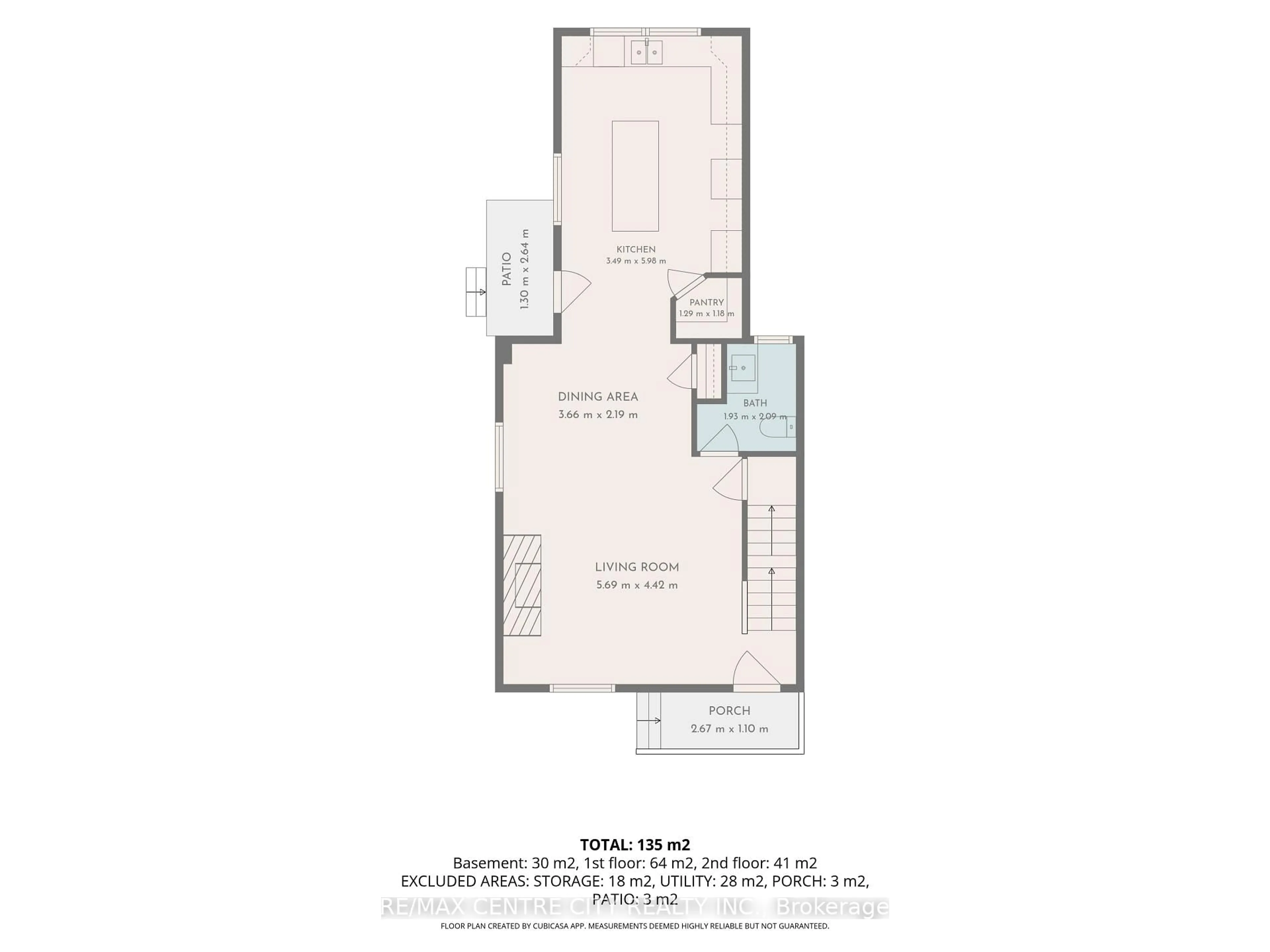 Floor plan for 118 Delaware St, London East Ontario N5Z 2N5